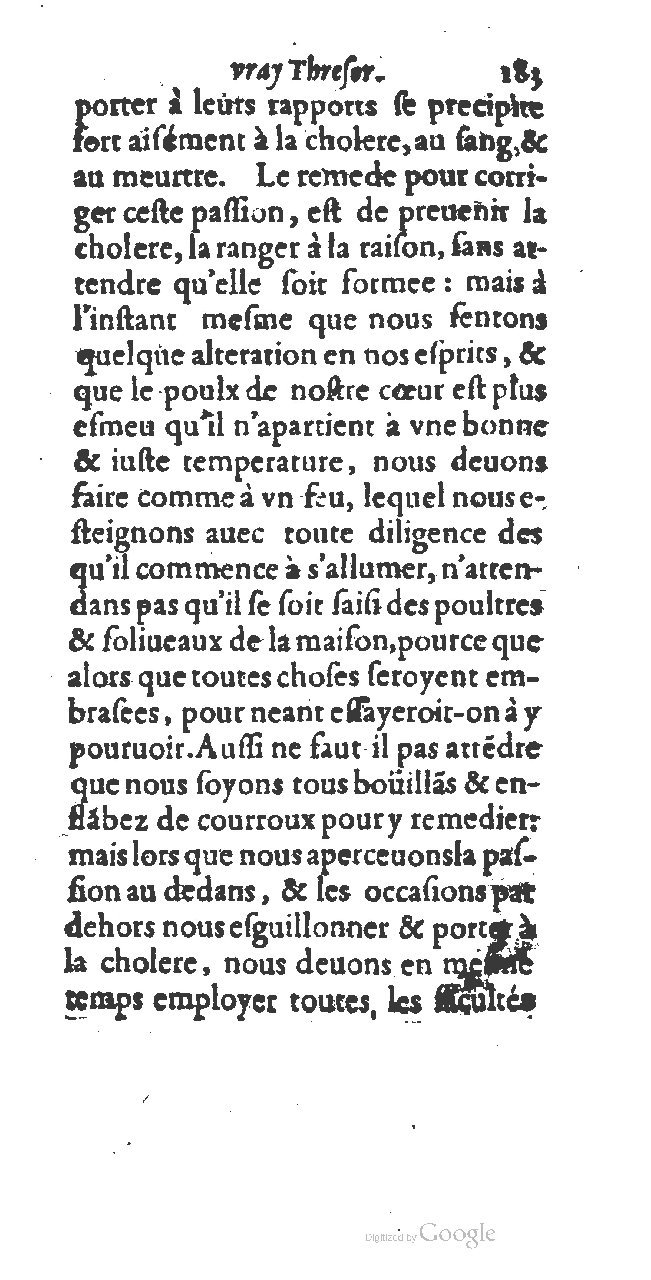 1615 - François Le Fèvre - Cabinet du vrai trésor - BCU Lausanne