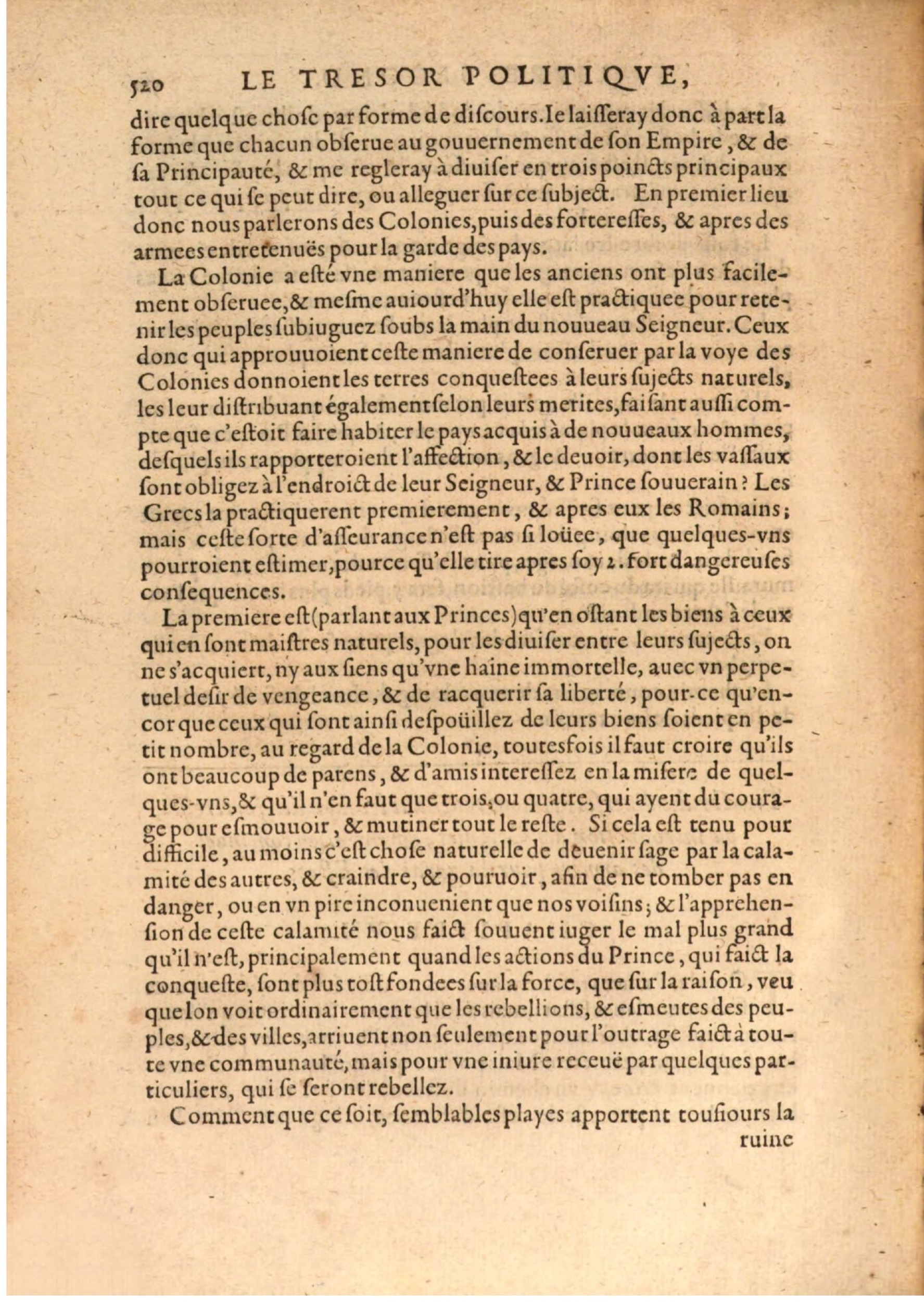 1608 - Nicolas Du Fossé - Trésor politique - BSB Munich