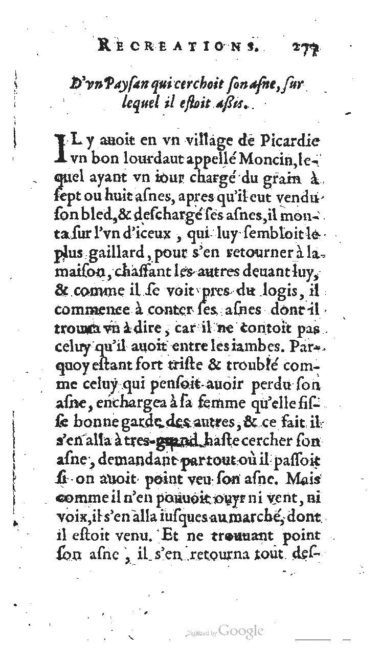 1627 - Jean Delamare - Trésor des récréations - BSB Munich