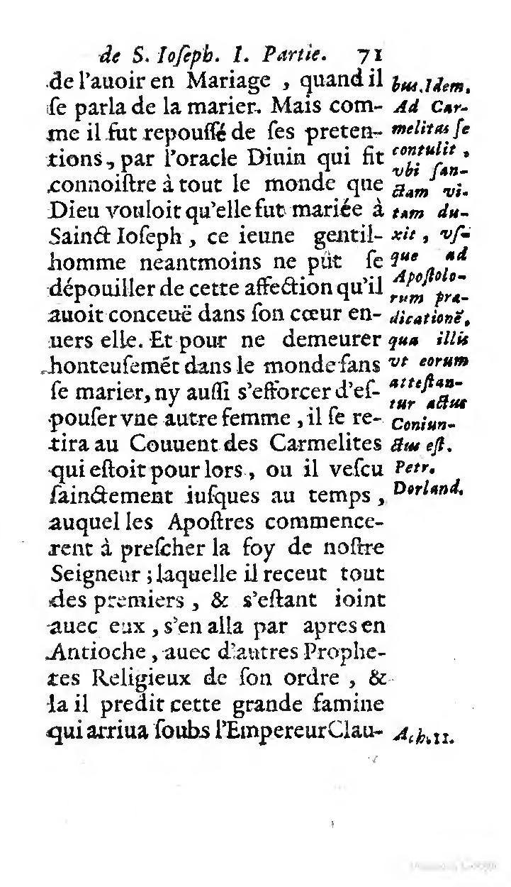 1646 - Jean Piot - Trésor inestimable de Saint-Joseph - BNC Rome