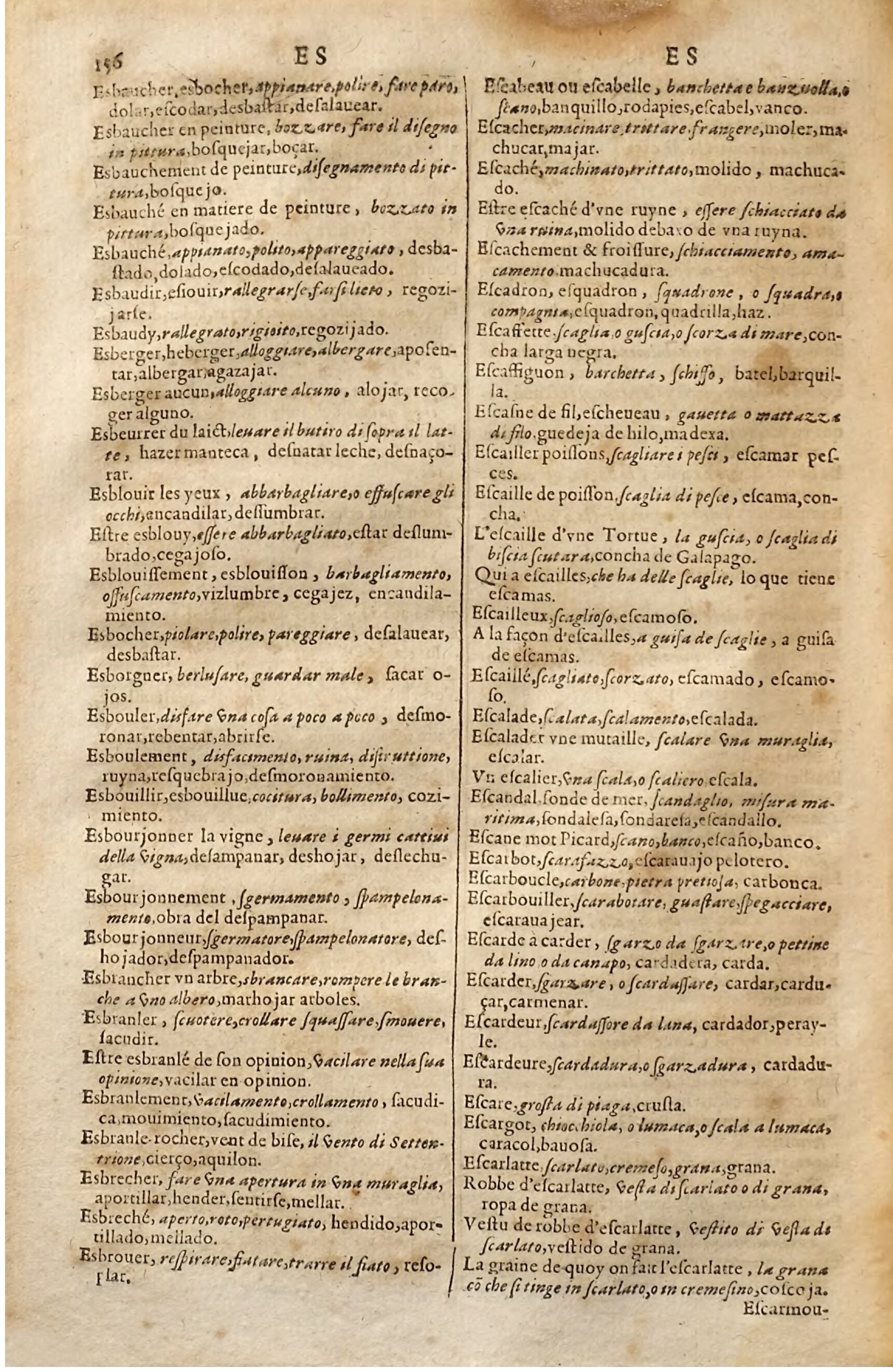1627 - Jacques Crespin - Trésor des trois langues (Seconde partie) - Regensburg