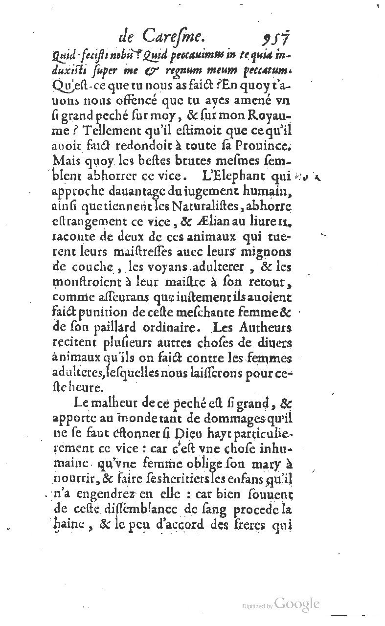 1607 - Nicolas Du Fossé - Trésor quadragésimal - T 01 - BM Lyon