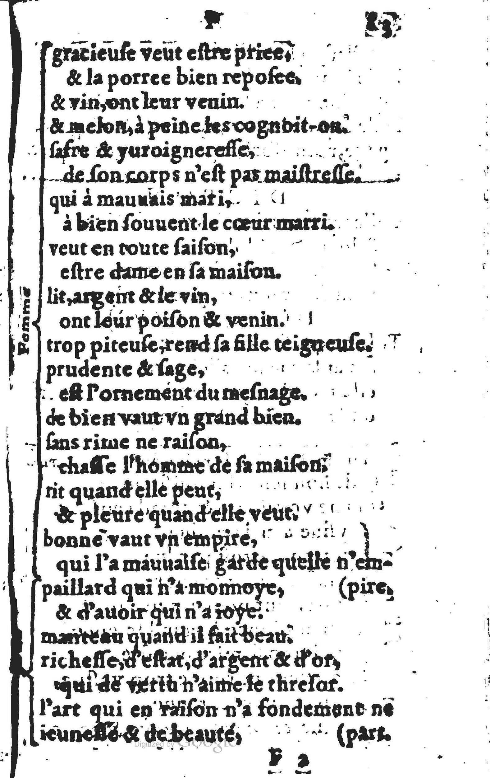 1578 - Nicolas Lescuyer - Trésor des sentences dorées - UGent