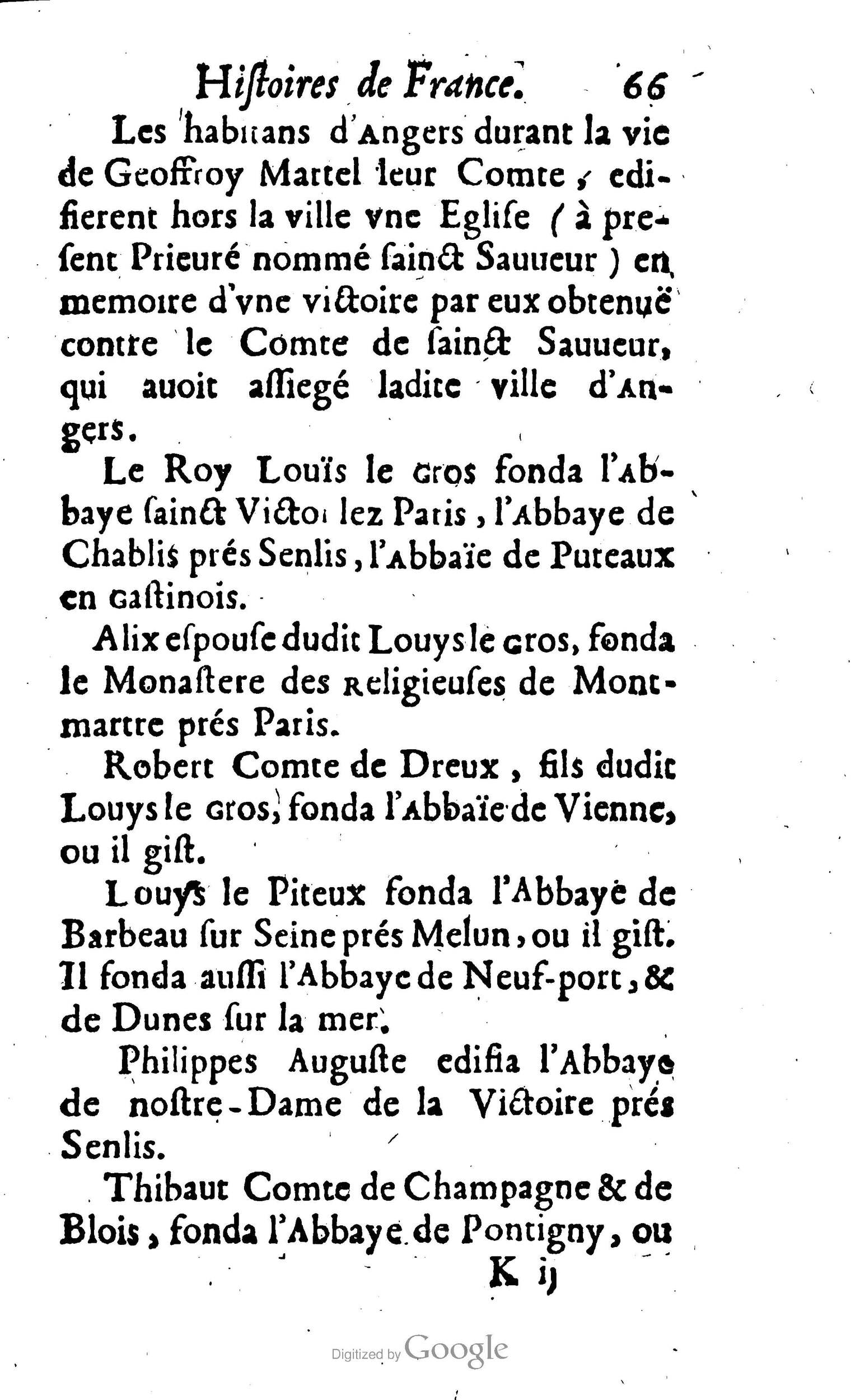 1638 - Jean Corrozet - Trésor des histoires de France - BM Lyon
