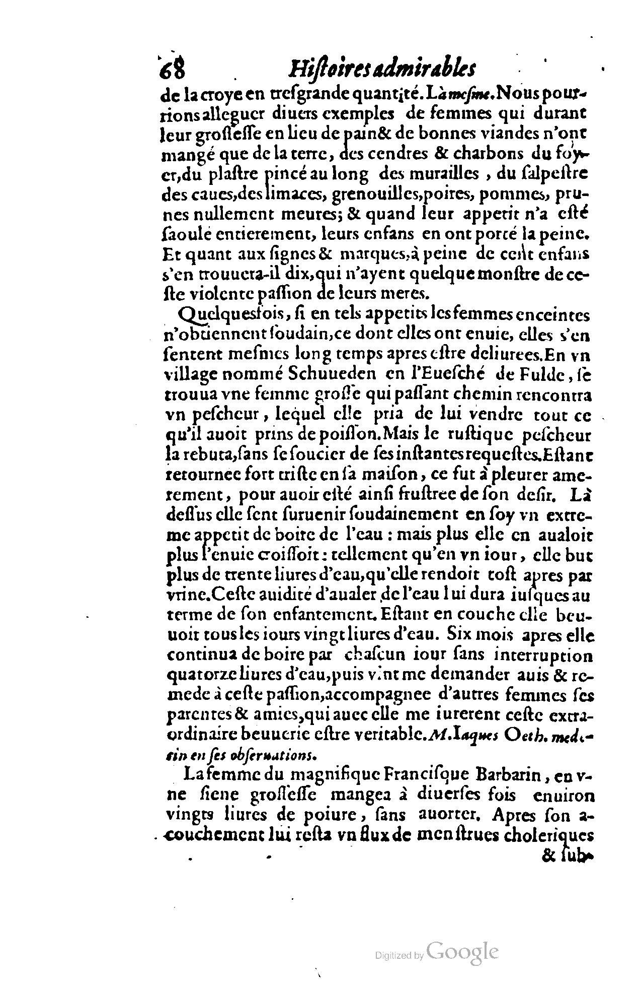 1620 - Samuel Crespin - Trésor d’histoires admirables et mémorables - BCU Lausanne