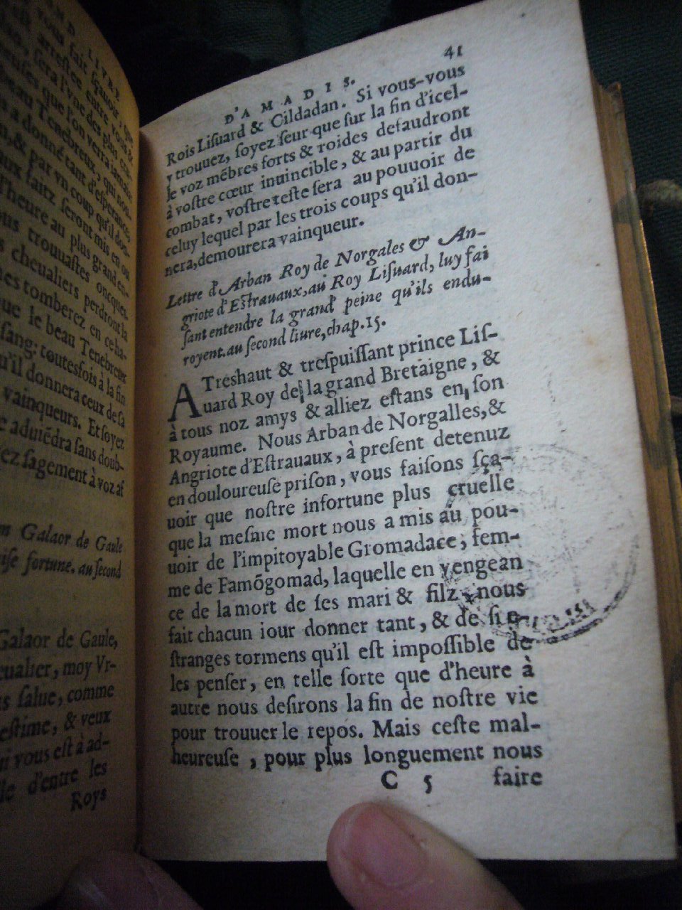 1567 - Jean Pygot - Trésor des Amadis - BnF Arsenal