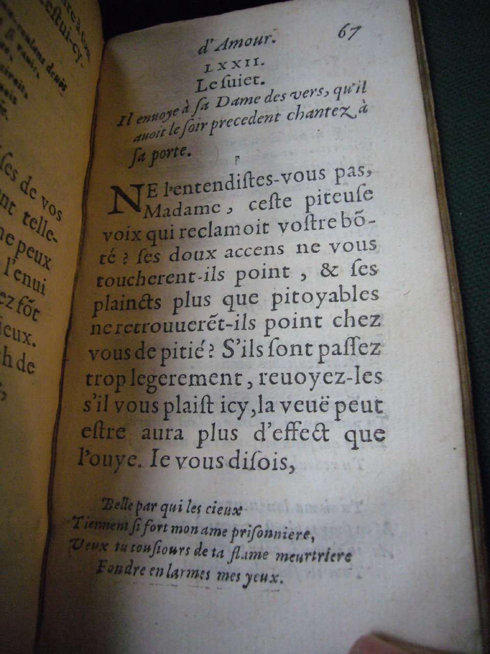 1597 - Matthieu Guillemot - Trésor d’amour - BnF Arsenal