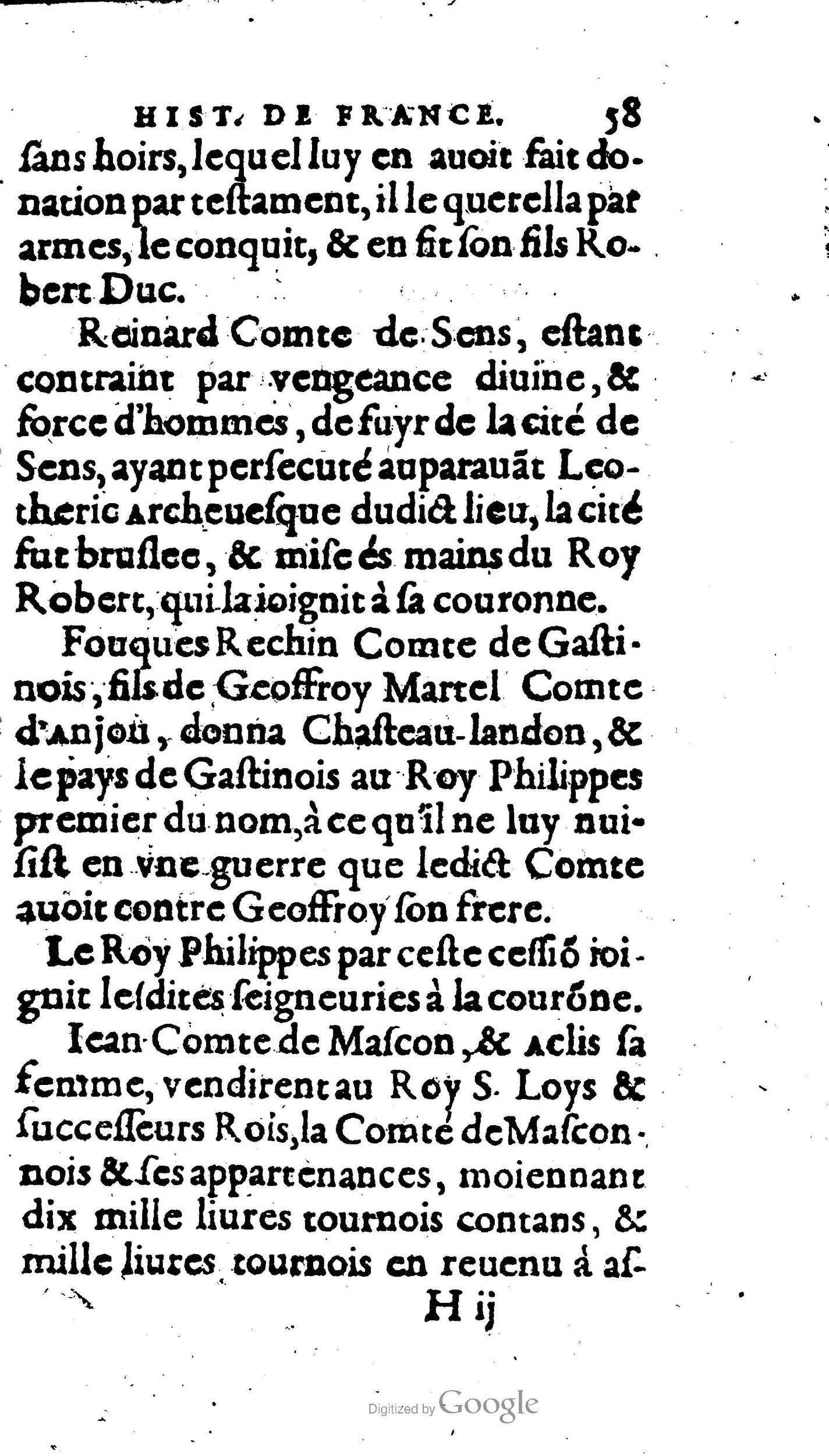 1604 - Galiot Corrozet - Trésor des histoires de France - BNC Florence 1604 - Galiot Corrozet - Trésor des histoires de France - BNC Florence