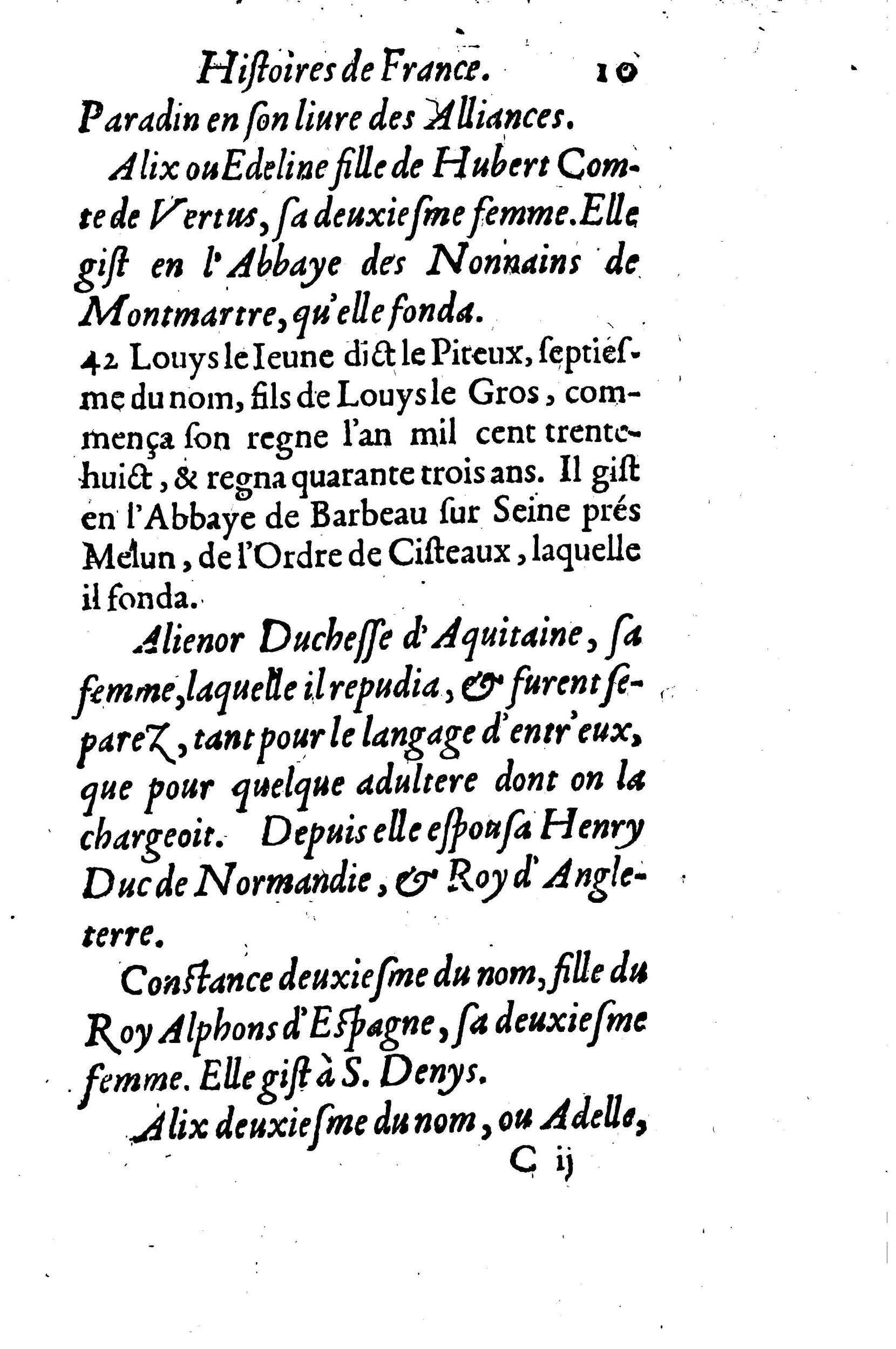 1633 - Jean Corrozet - Trésor des histoires de France - BM Lyon 1633 - Jean Corrozet - Trésor des histoires de France - BM Lyon