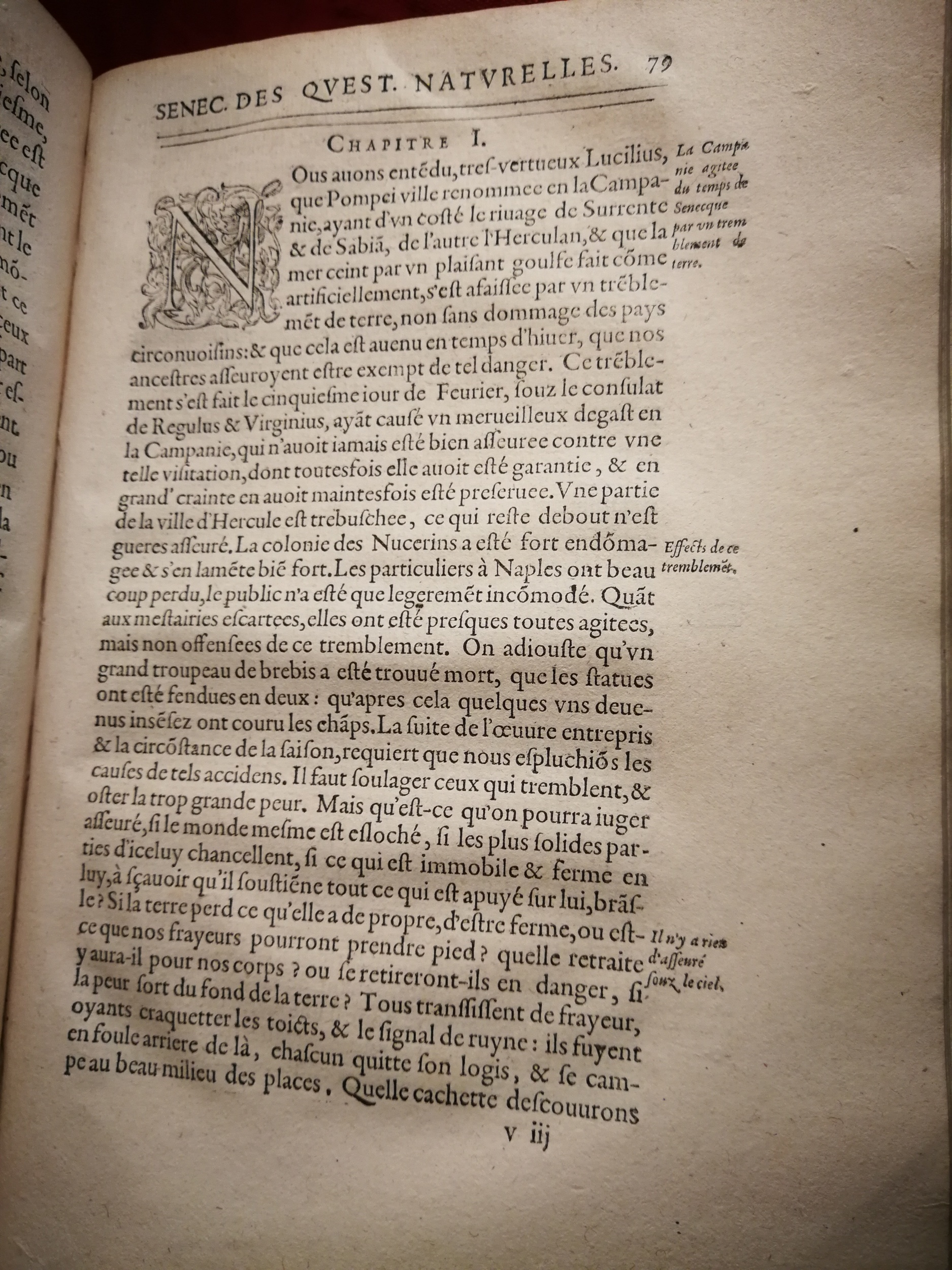 1595 - Jean Houzé - Œuvres morales et mêlées de Sénèque, Trésor de philosophie morale - T. 3 - BnF