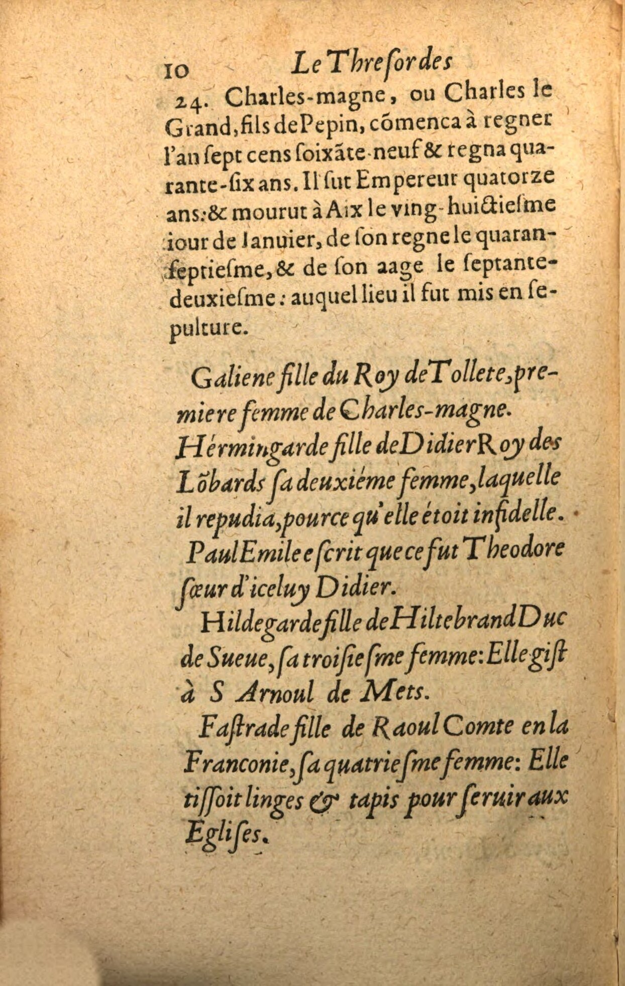 1639 - Jean Corrozet - Trésor des histoires de France - BSB Munich 1639 - Jean Corrozet - Trésor des histoires de France - BSB Munich