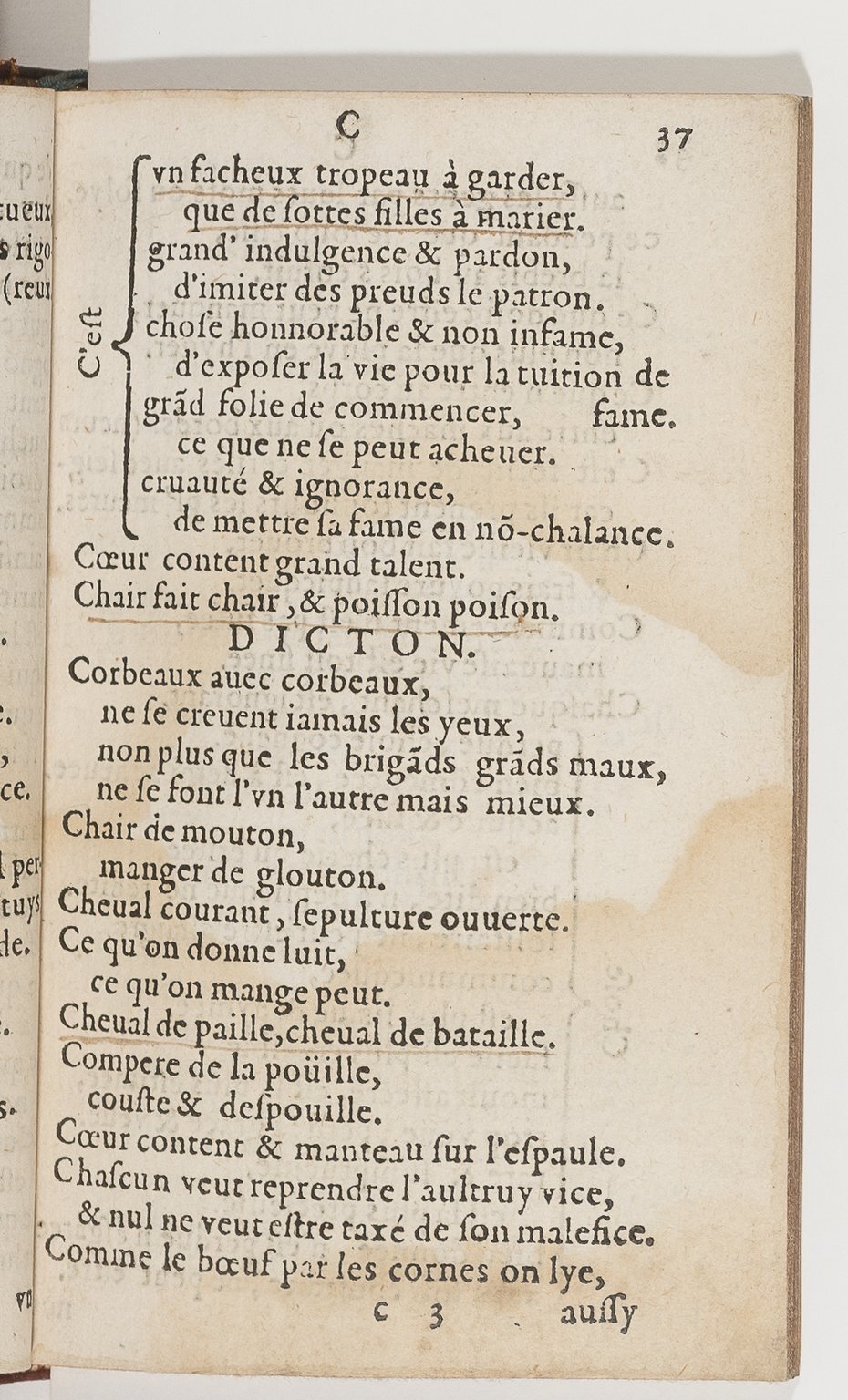 1577 - Jean d’Ogerolles - Trésor de sentences dorées - BnF Arsenal