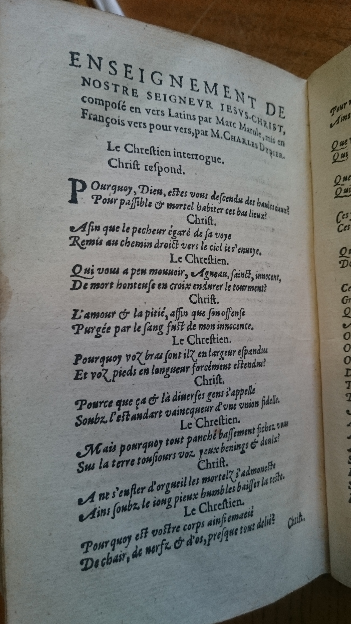 1585 - Jean Bogard - Trésor des faits et dits mémorables des hommes saints et illustres - Douai Quincy