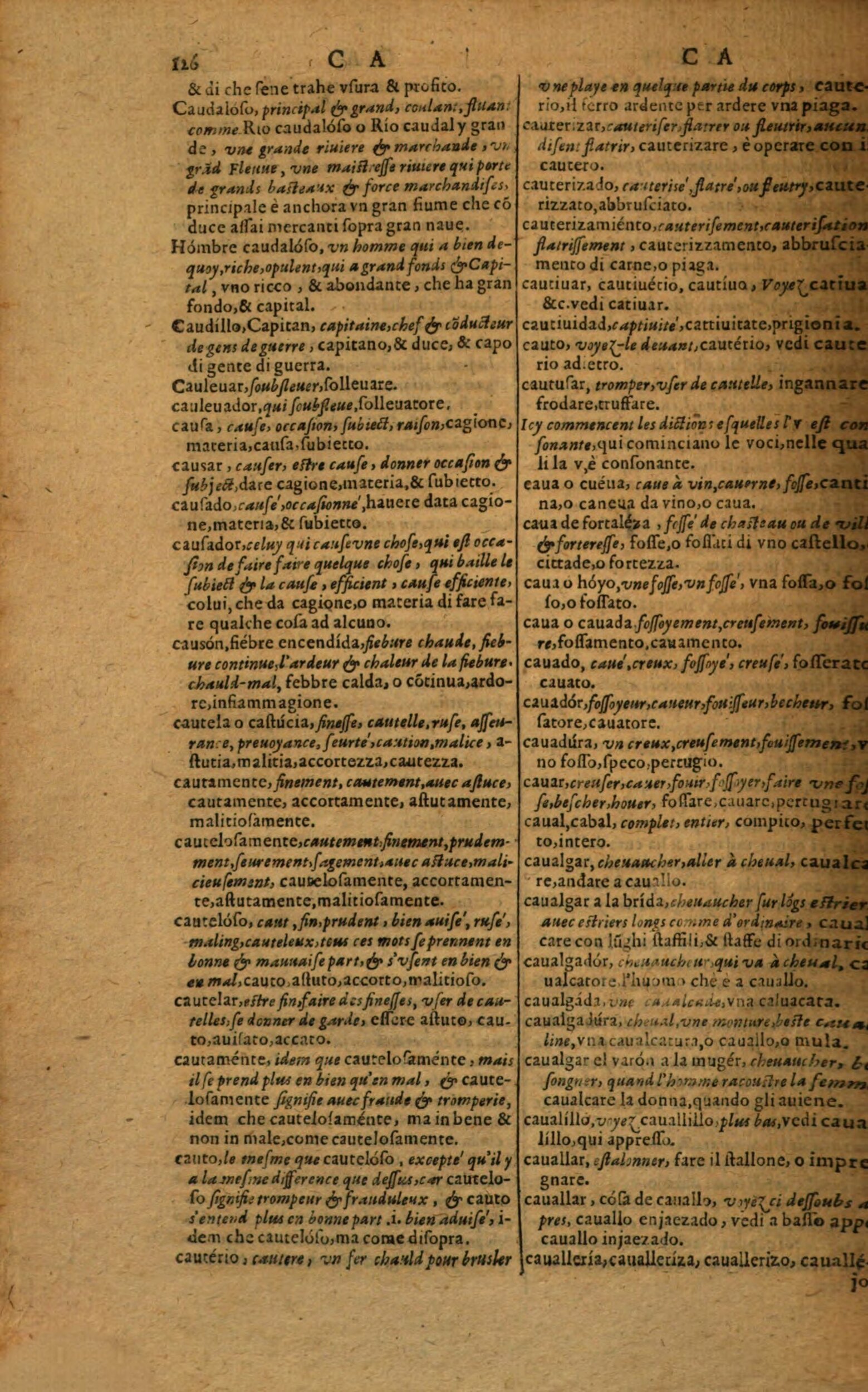 1617 - Samuel Crespin - Trésor des trois langues espagnole, française et italienne (Première partie) - Regensburg