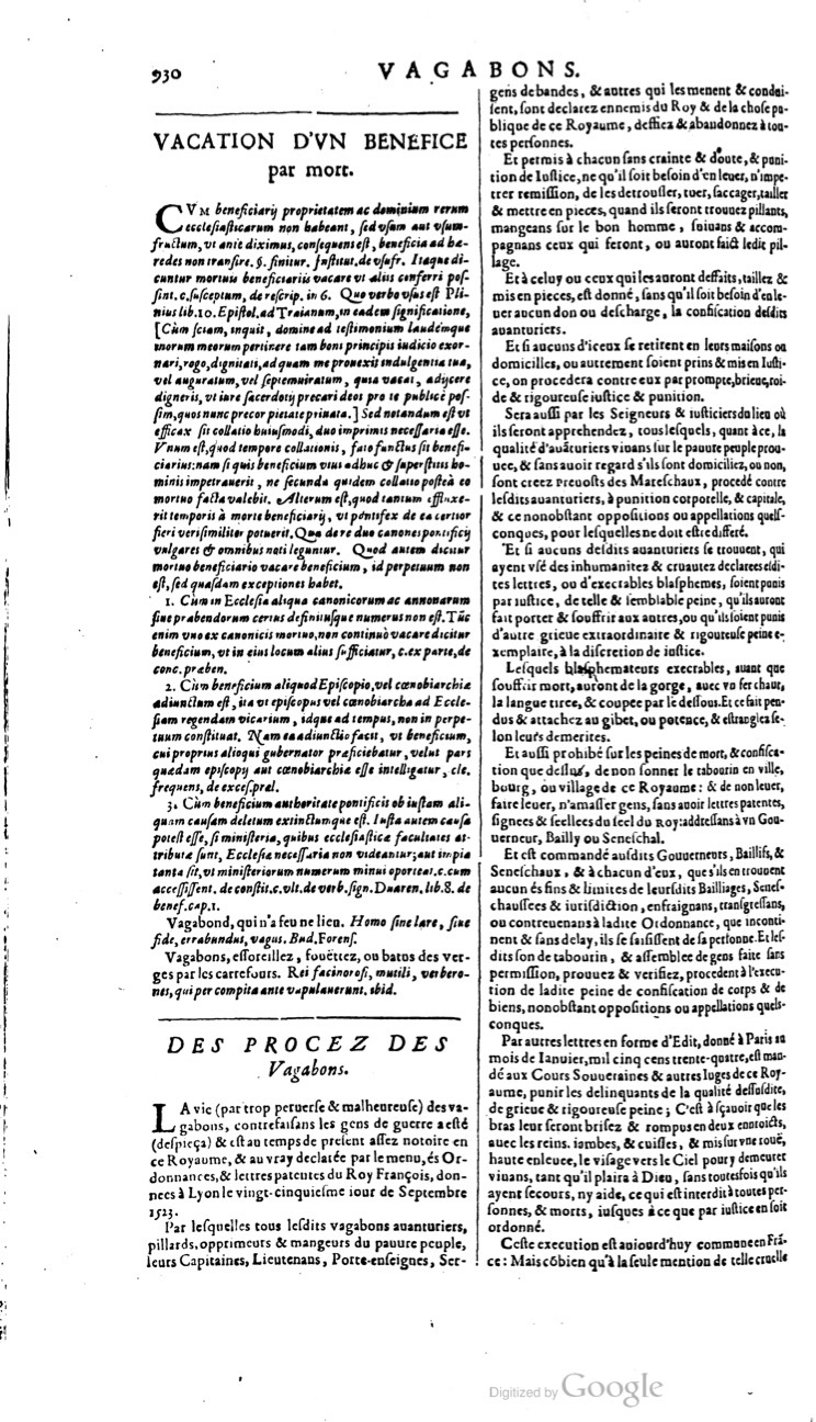 1629 - Veuve Nicolas Buon - Trésor du droit français (21754 T. 3) - BM Lyon