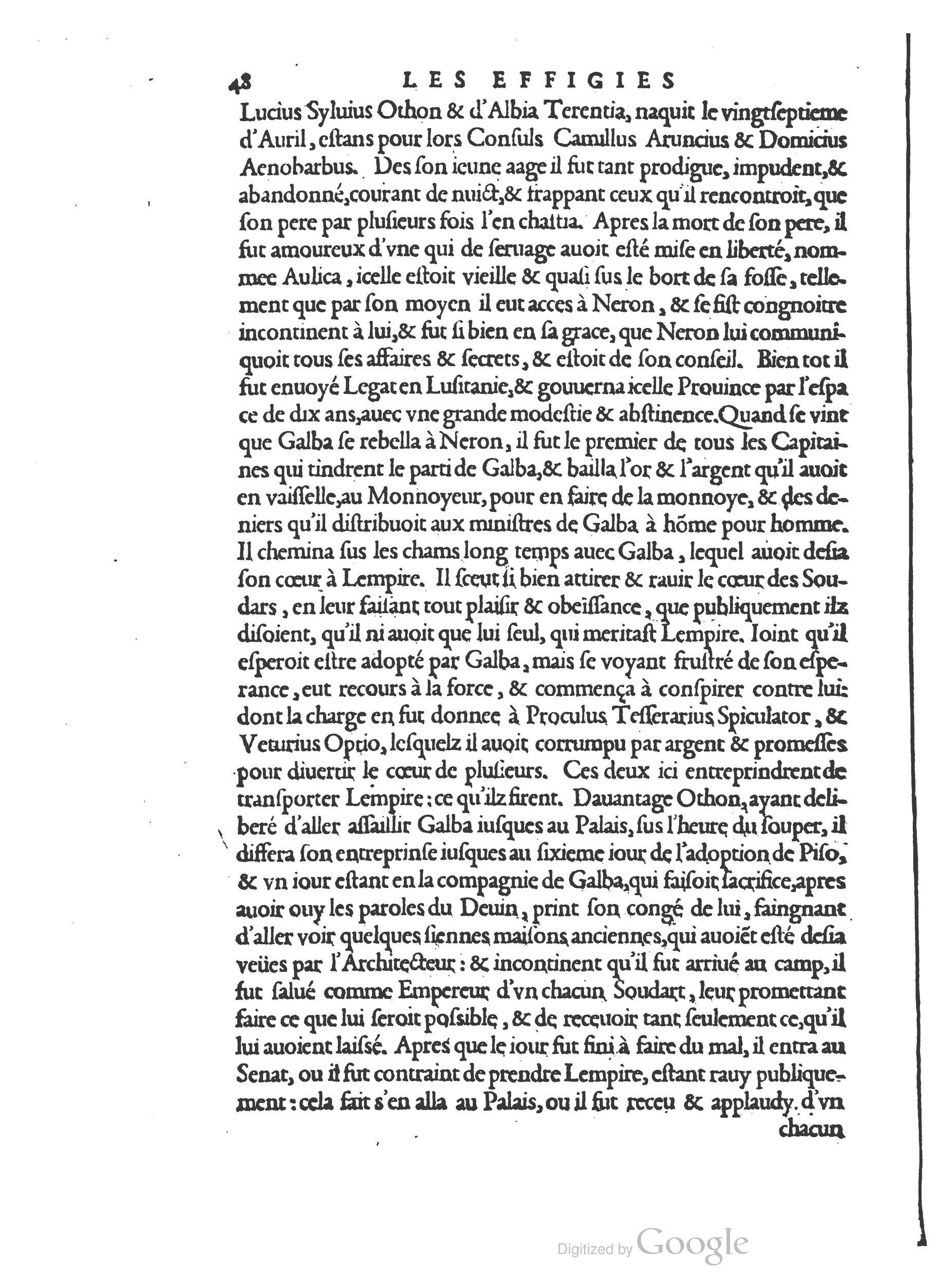 1553 - Jacopo Strada et Thomas Guérin - Épitome du Trésor des antiquités - BM Lyon