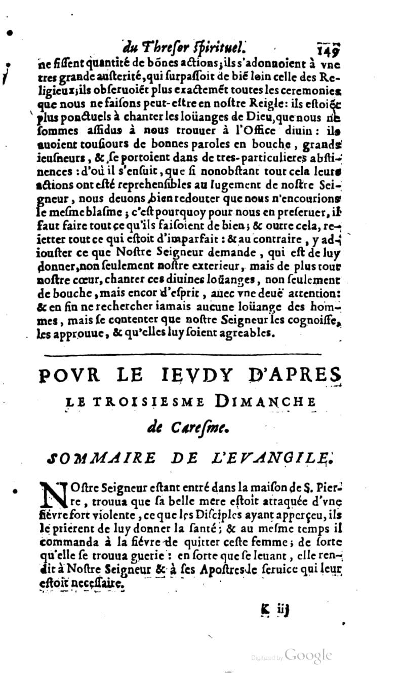 1637 - s.n. - Trésor spirituel des âmes religieuses - BM Lyon
