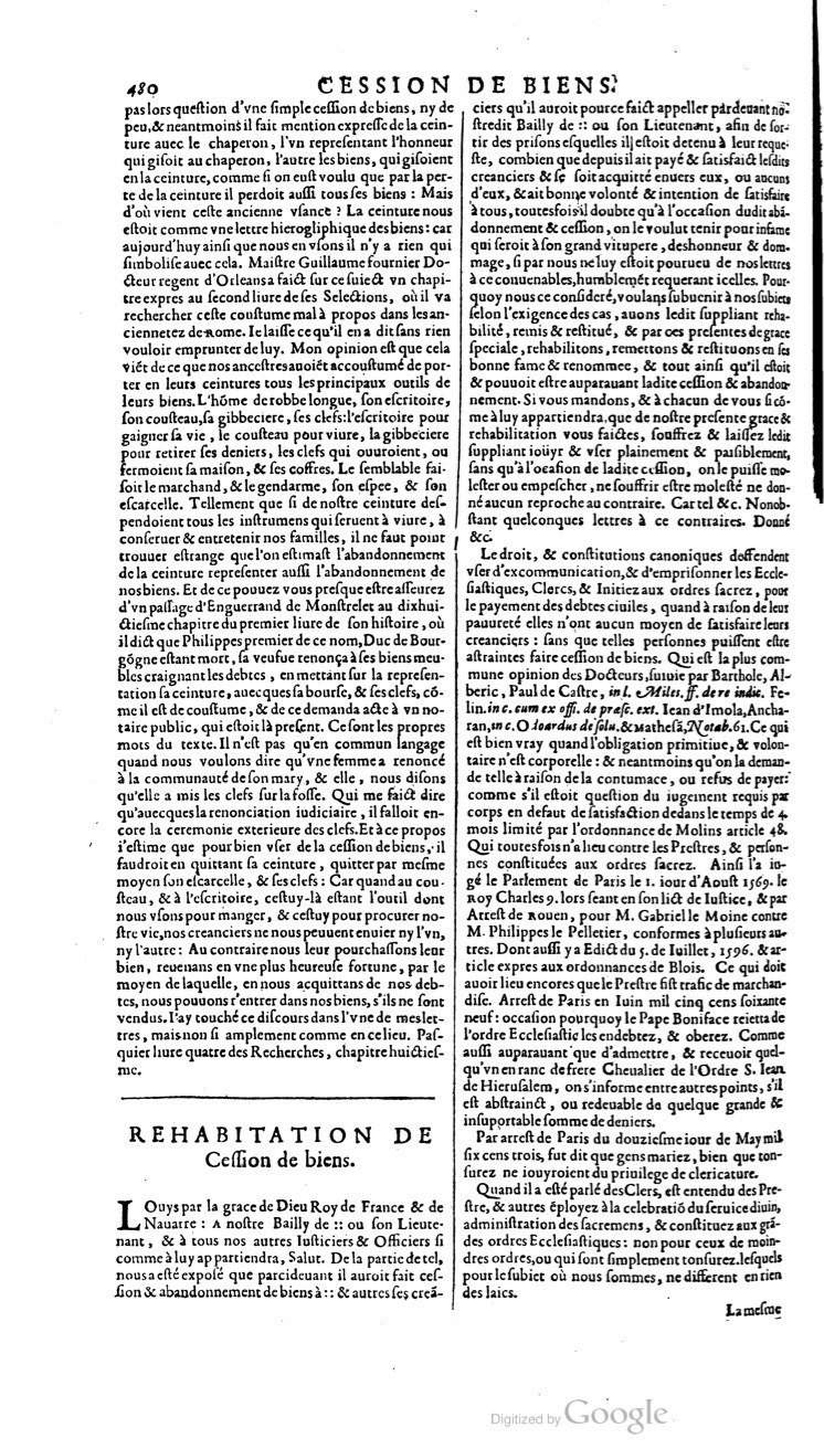 1629 - Veuve Nicolas Buon - Trésor du droit français (21754 T. 1) - BM Lyon