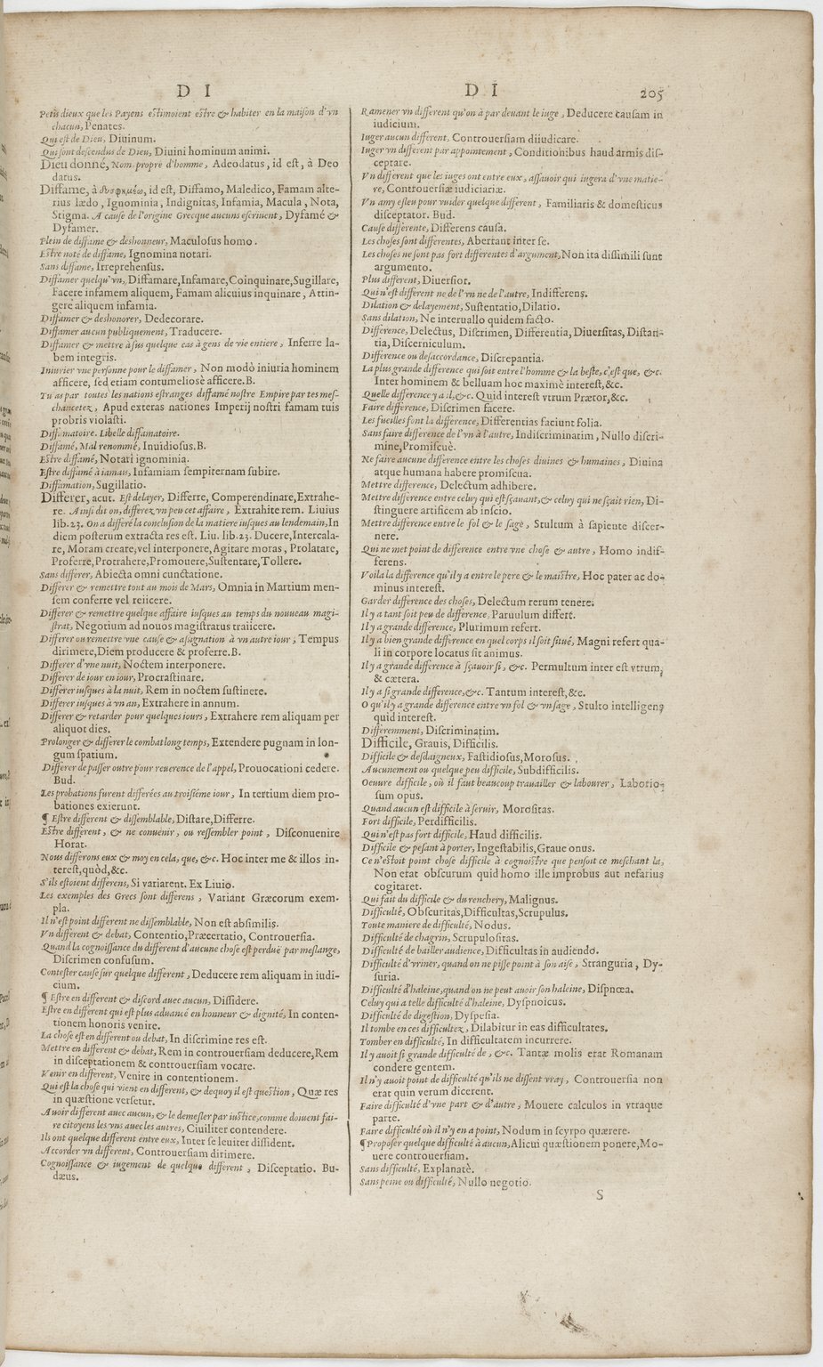 1606 - David Douceur - Trésor de la langue française - BnF