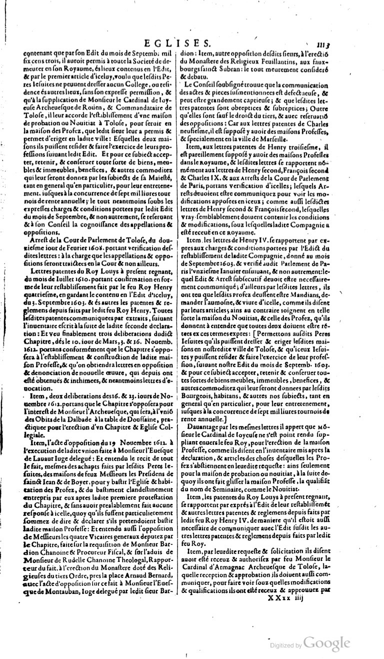 1629 - Veuve Nicolas Buon - Trésor du droit français (21754 T. 1) - BM Lyon
