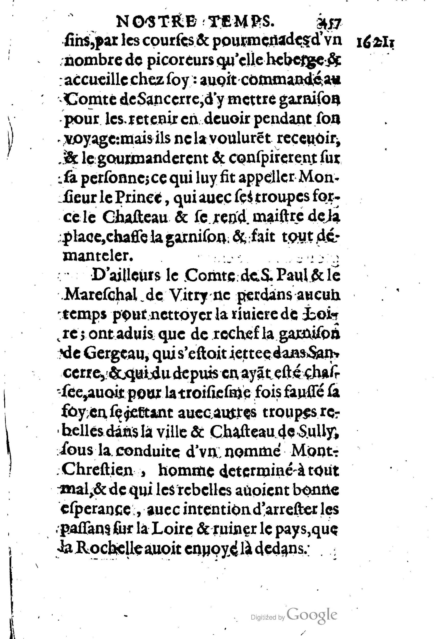 1623 - Joseph Bouillerot - Trésor de l’histoire générale de notre temps - BM Lyon