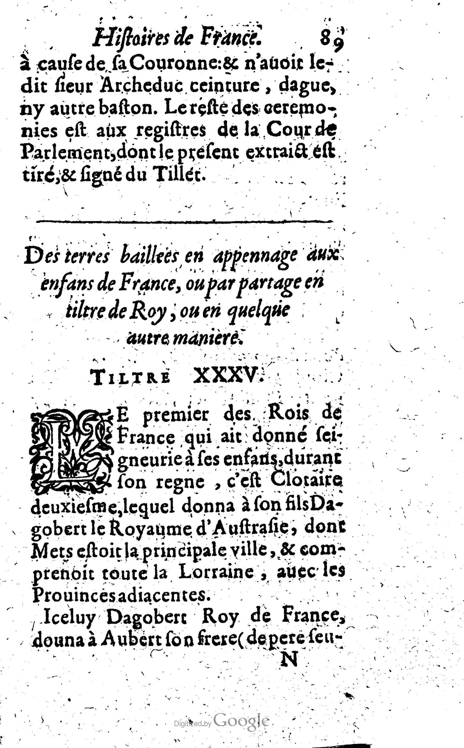 1619 - Jean Corrozet - Trésor des histoires de France - Anvers Musée Plantin-Moretus