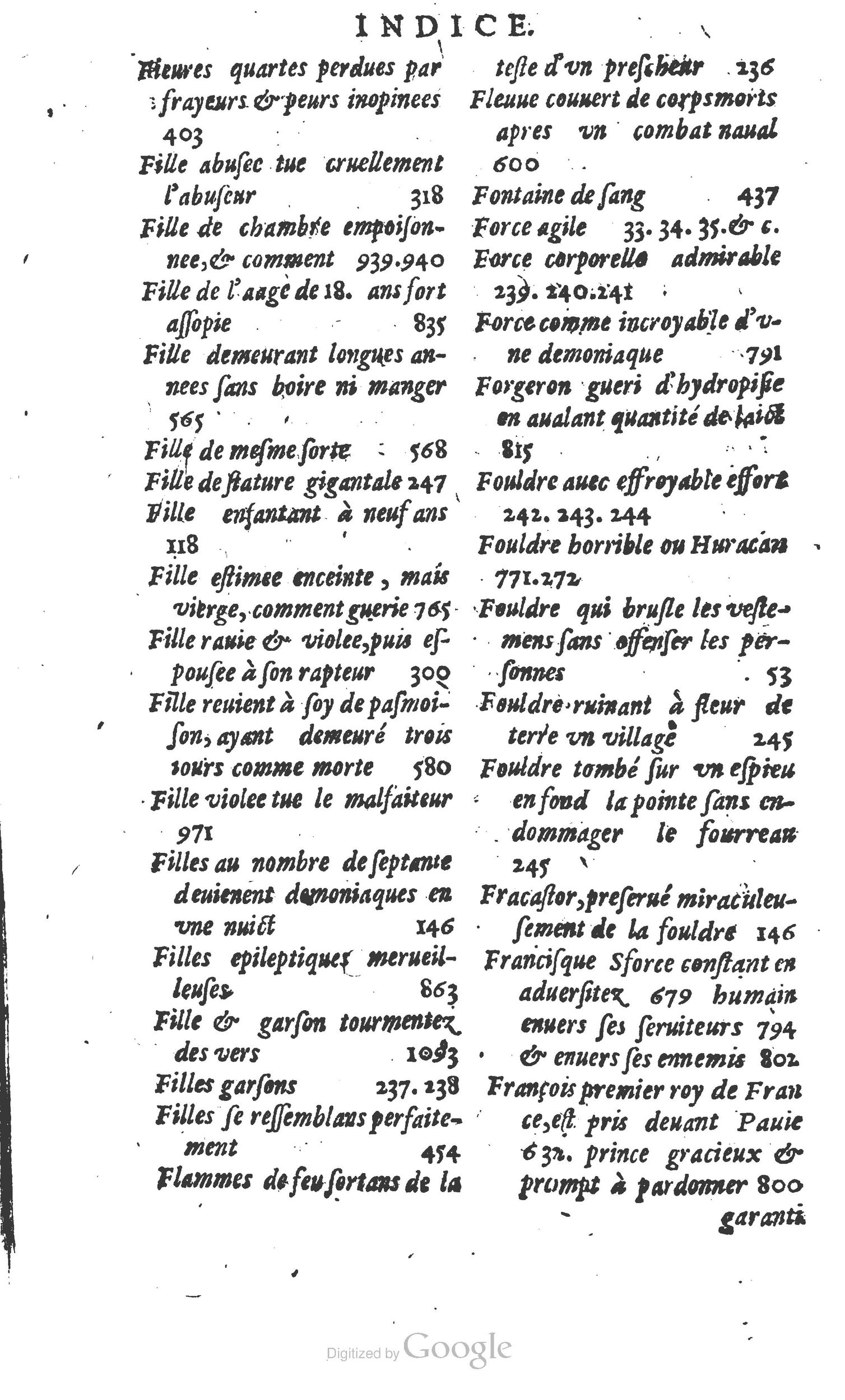 1610 - Paul Marceau - Trésor d’histoires admirables et mémorables - Princeton