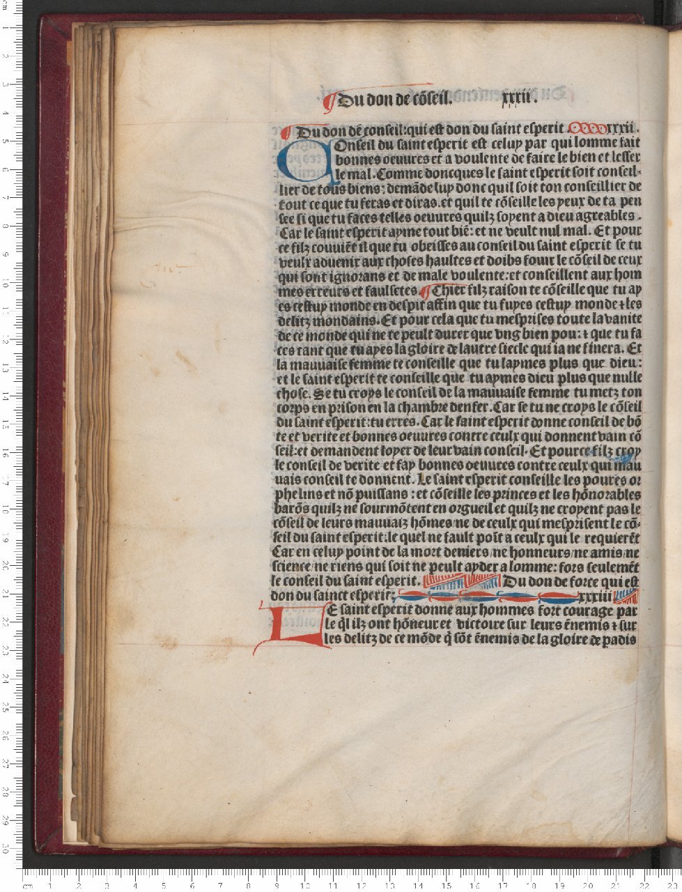 1482 - [Jean Du Pré] - Trésor des humains - Bibliothèque Sainte-Geneviève