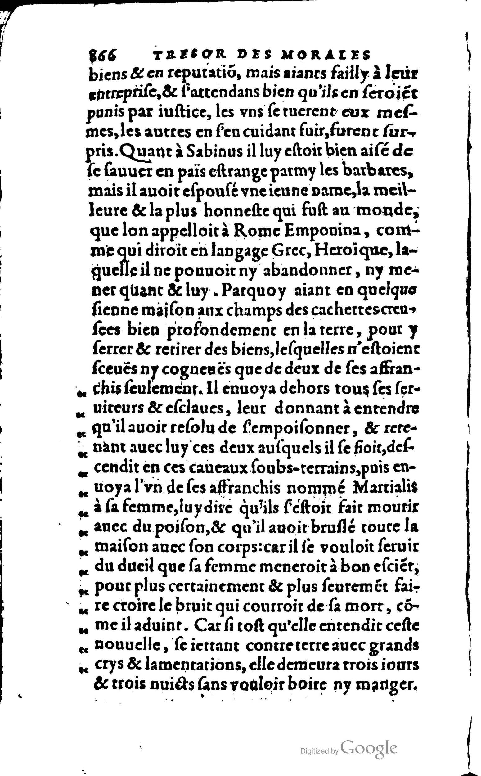 1578 - Jean Poupy - Trésor des morales de Plutarque - BSB Munich