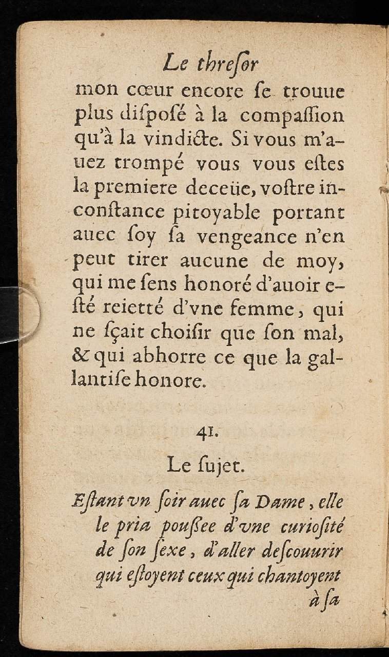 1597 - Thibaud Ancelin - Trésor d’amour - Stuttgart