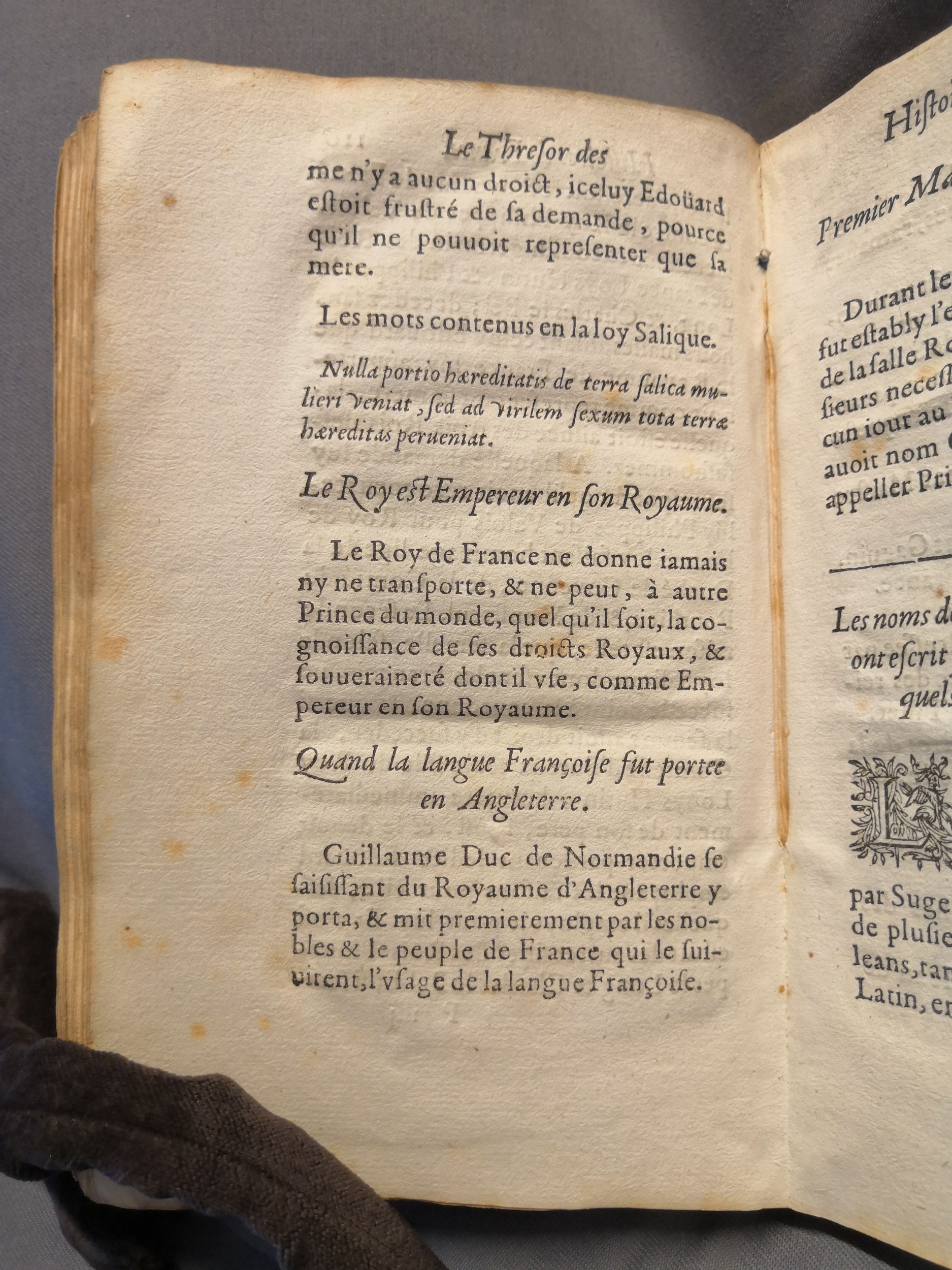 1614 - Jean Corrozet - Trésor des histoires de France - Amsterdam 1614 - Jean Corrozet - Trésor des histoires de France - Amsterdam