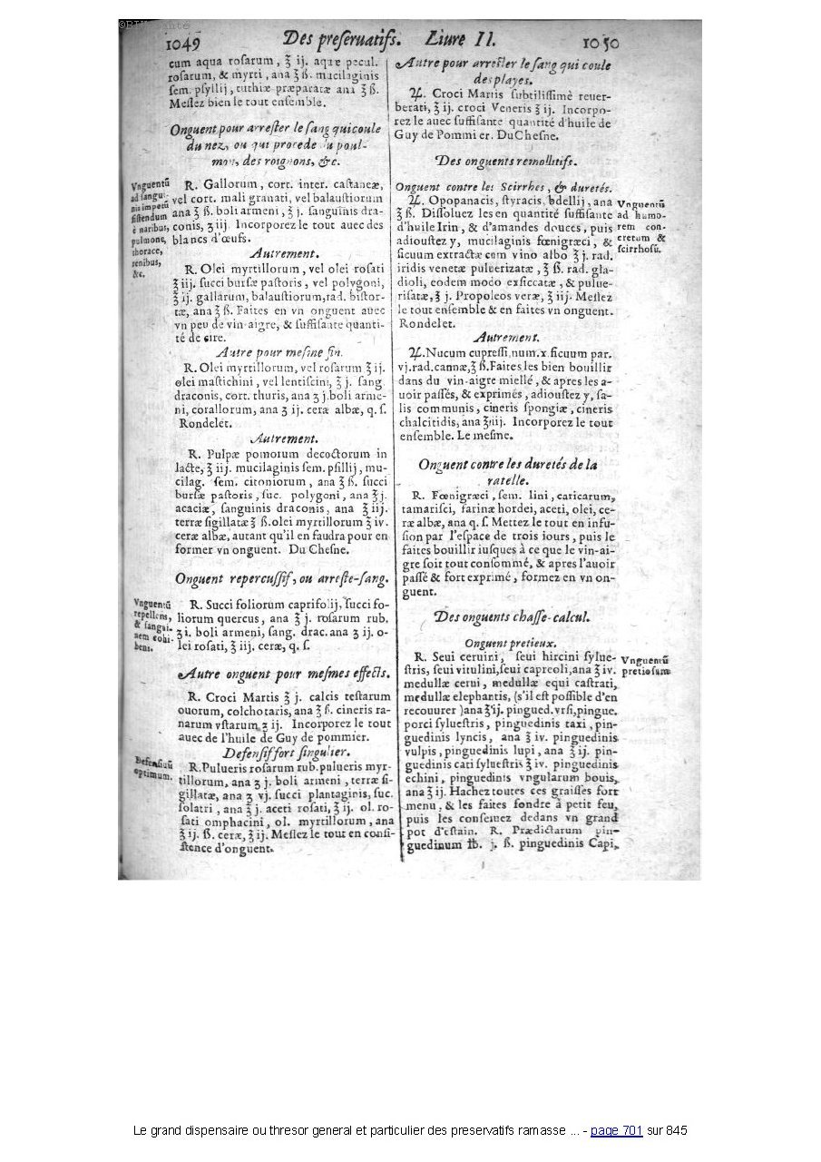 1609 - Étienne Gamonet - Grand dispensaire ou Trésor général et particulier des préservatifs - BIU Santé 1609 - Étienne Gamonet - Grand dispensaire ou Trésor général et particulier des préservatifs - BIU Santé
