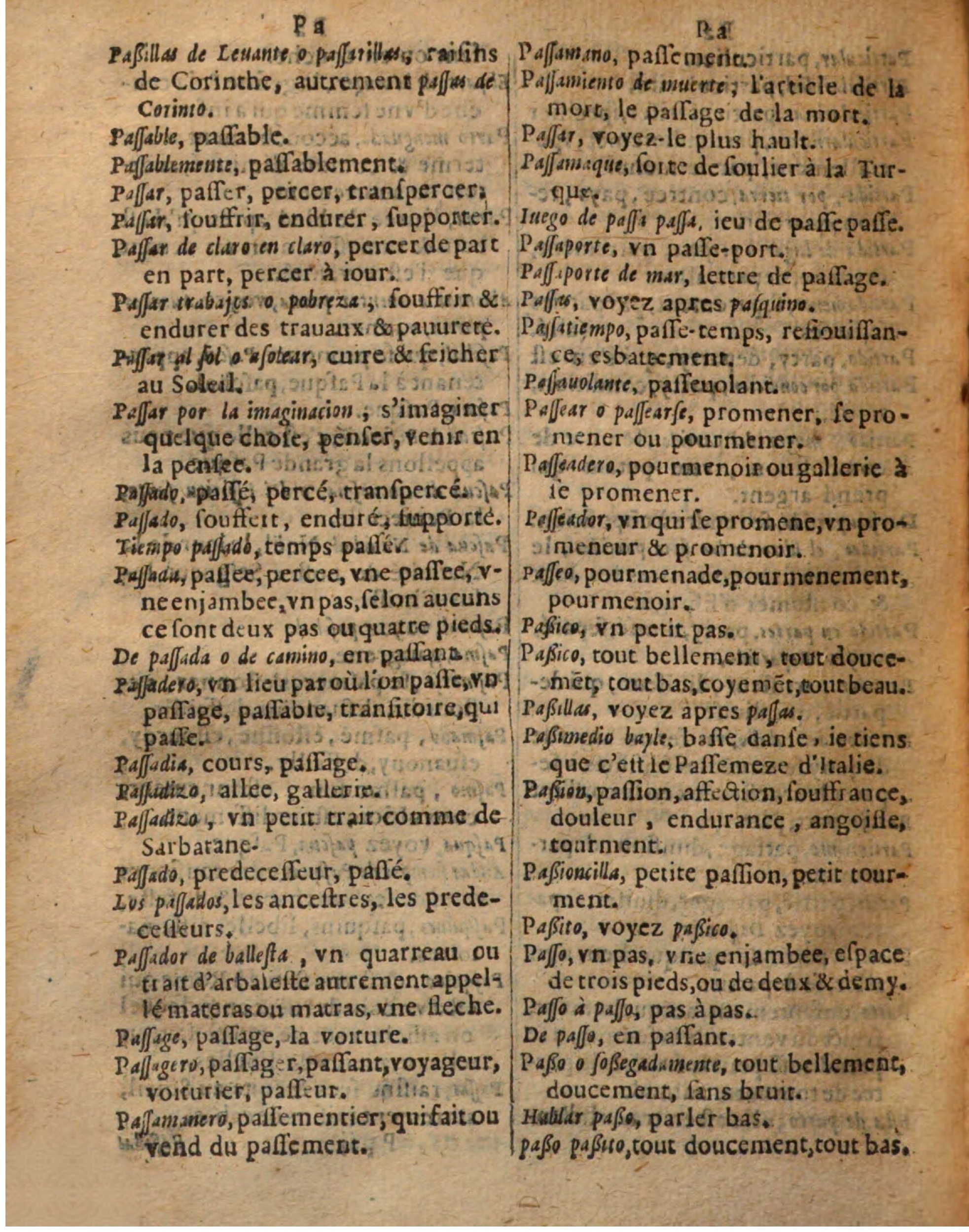 1625 - Hubert Antoine - Trésor des deux langues espagnole et française - Augsbourg