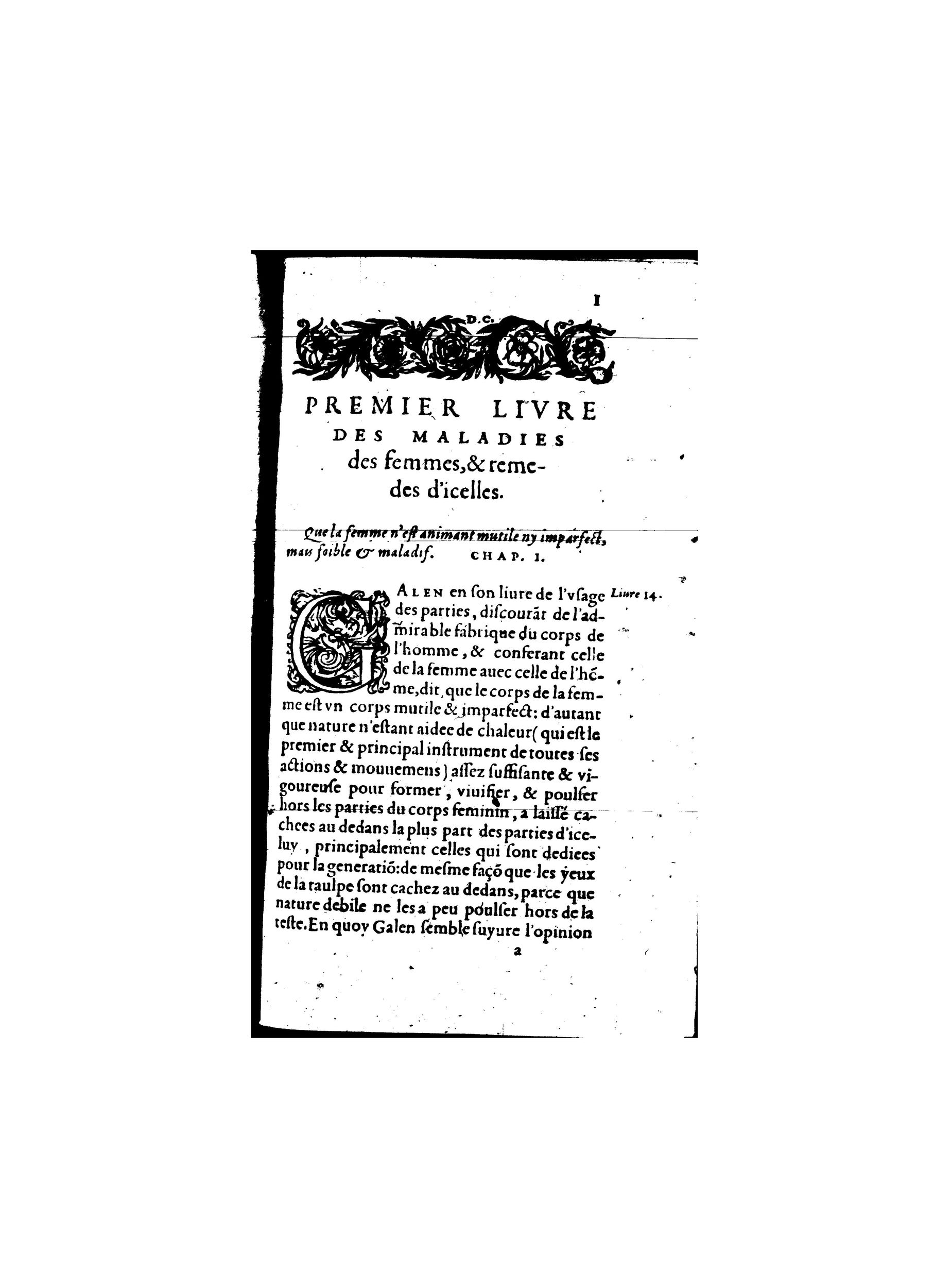 1587 - Jacques du Puis - Trésor des remèdes secrets pour les maladies des femmes - BnF