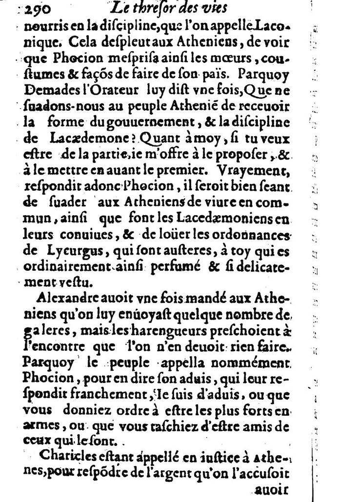1611 - Pierre Rigaud - Trésor des vies de Plutarque - BM Lyon