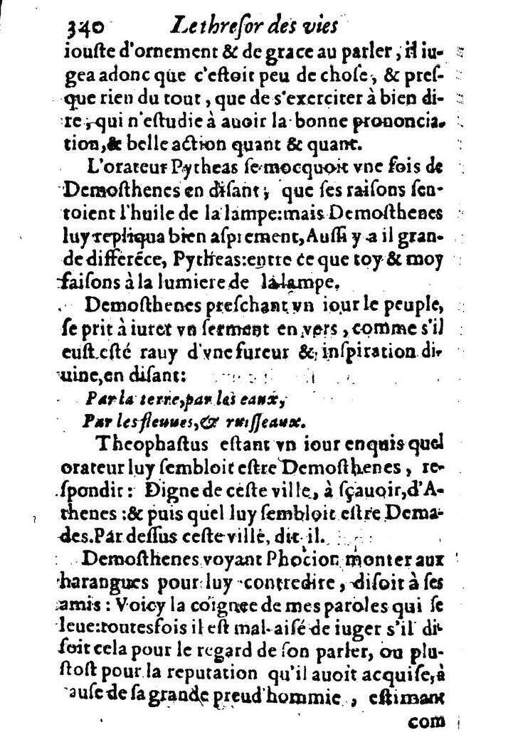 1611 - Pierre Rigaud - Trésor des vies de Plutarque - BM Lyon