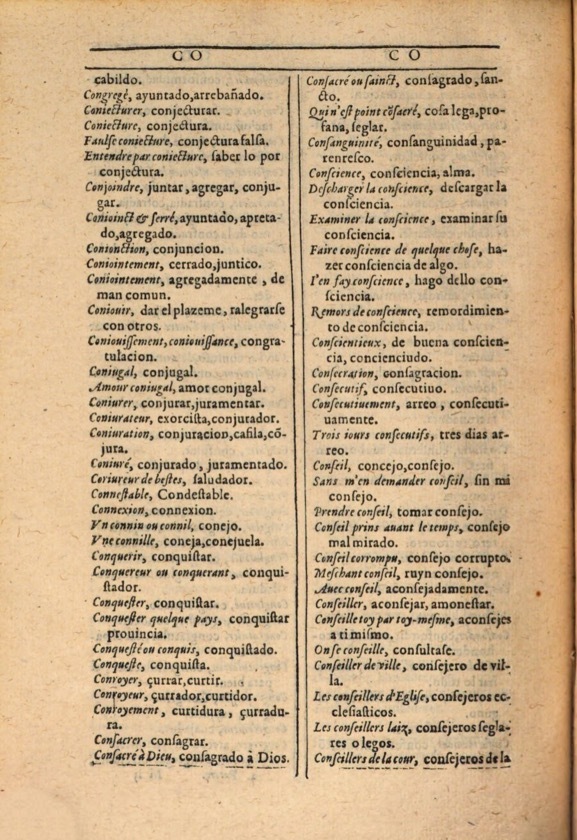 1607 - Marc Orry - Trésor des deux langues espagnole et française (Première et Seconde parties) - ÖNB Wien