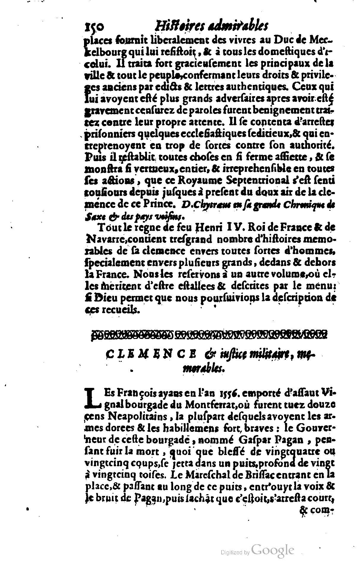 1628 - Jacques Crespin - Trésor d’histoires admirables et mémorables - BSB Munich