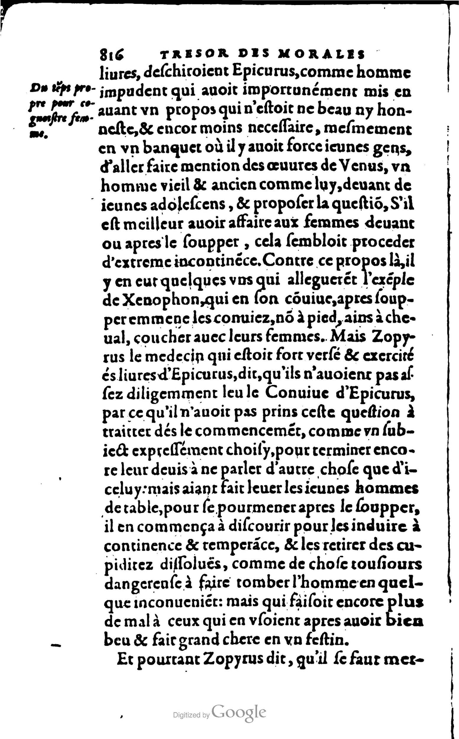 1578 - Jean Poupy - Trésor des morales de Plutarque - BSB Munich