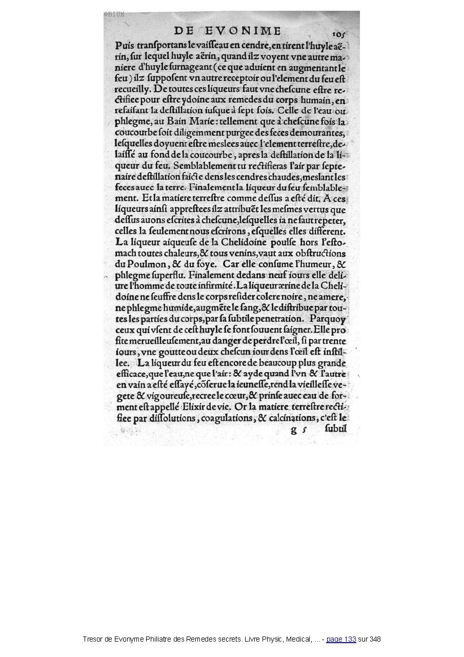 1555 - Balthazar Arnoullet - Trésor d’Évonyme Philiatre - Université Paris Cité