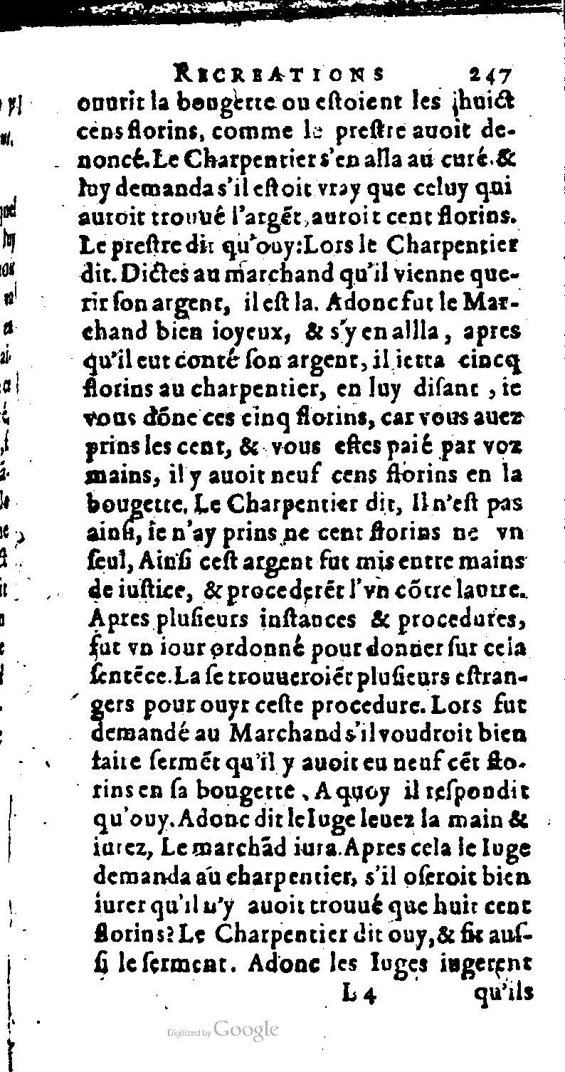 1616 - Balthazar Bellère - Trésor des récréations - NK ČR Prague