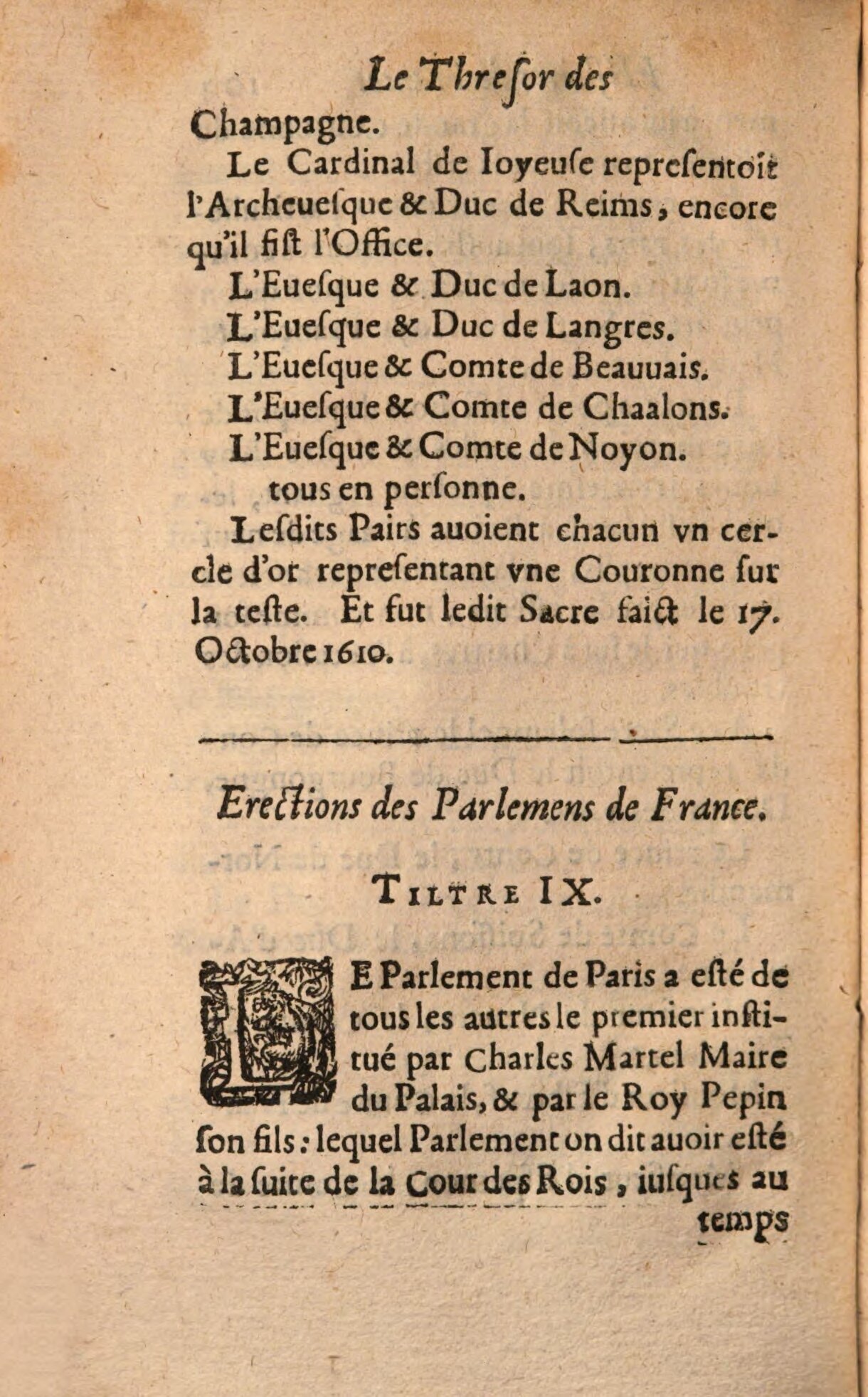 1639 - Jean Corrozet - Trésor des histoires de France - BSB Munich 1639 - Jean Corrozet - Trésor des histoires de France - BSB Munich