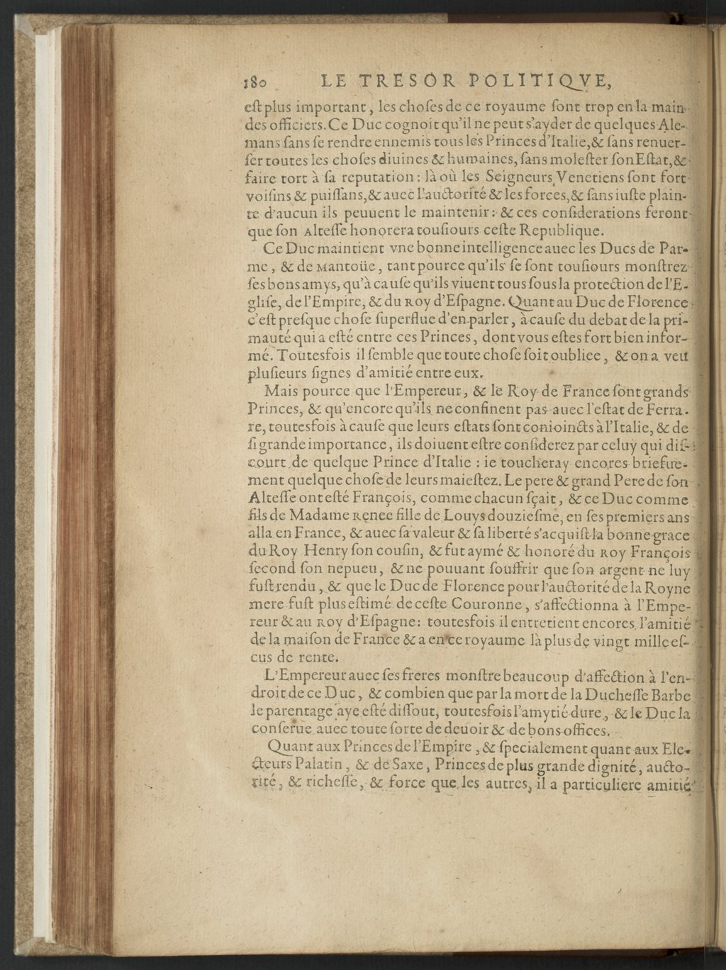 1608 - Nicolas Du Fossé - Trésor politique - BnF Tolbiac