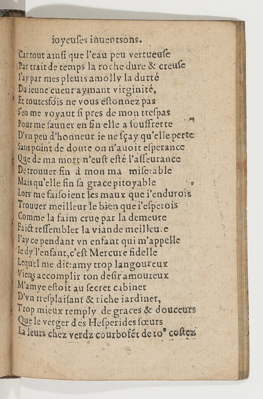 1568c. - Veuve Jean Bonfons - Trésor des joyeuses inventions du parangon de poésies - BnF Arsenal