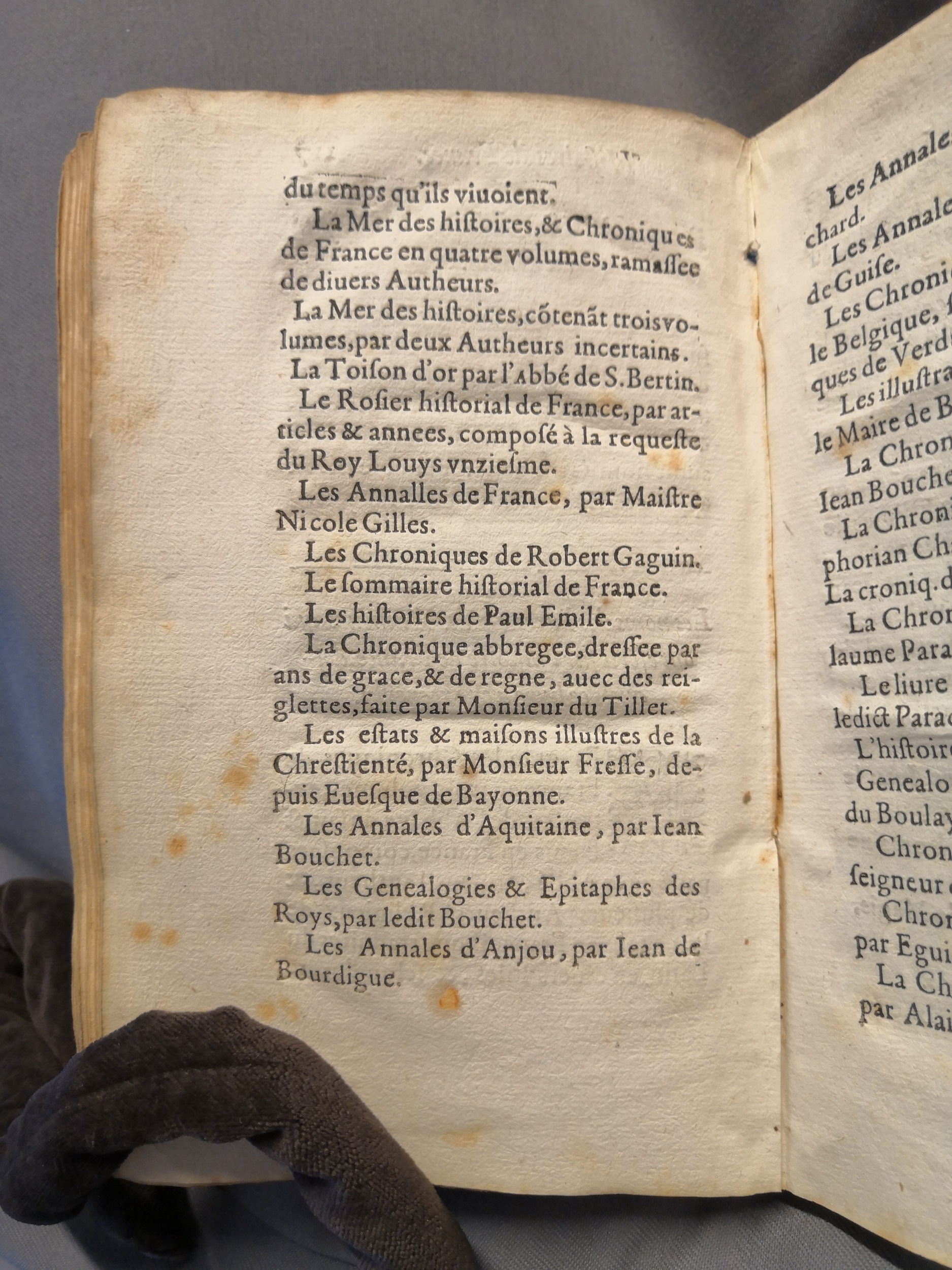 1614 - Jean Corrozet - Trésor des histoires de France - Amsterdam 1614 - Jean Corrozet - Trésor des histoires de France - Amsterdam
