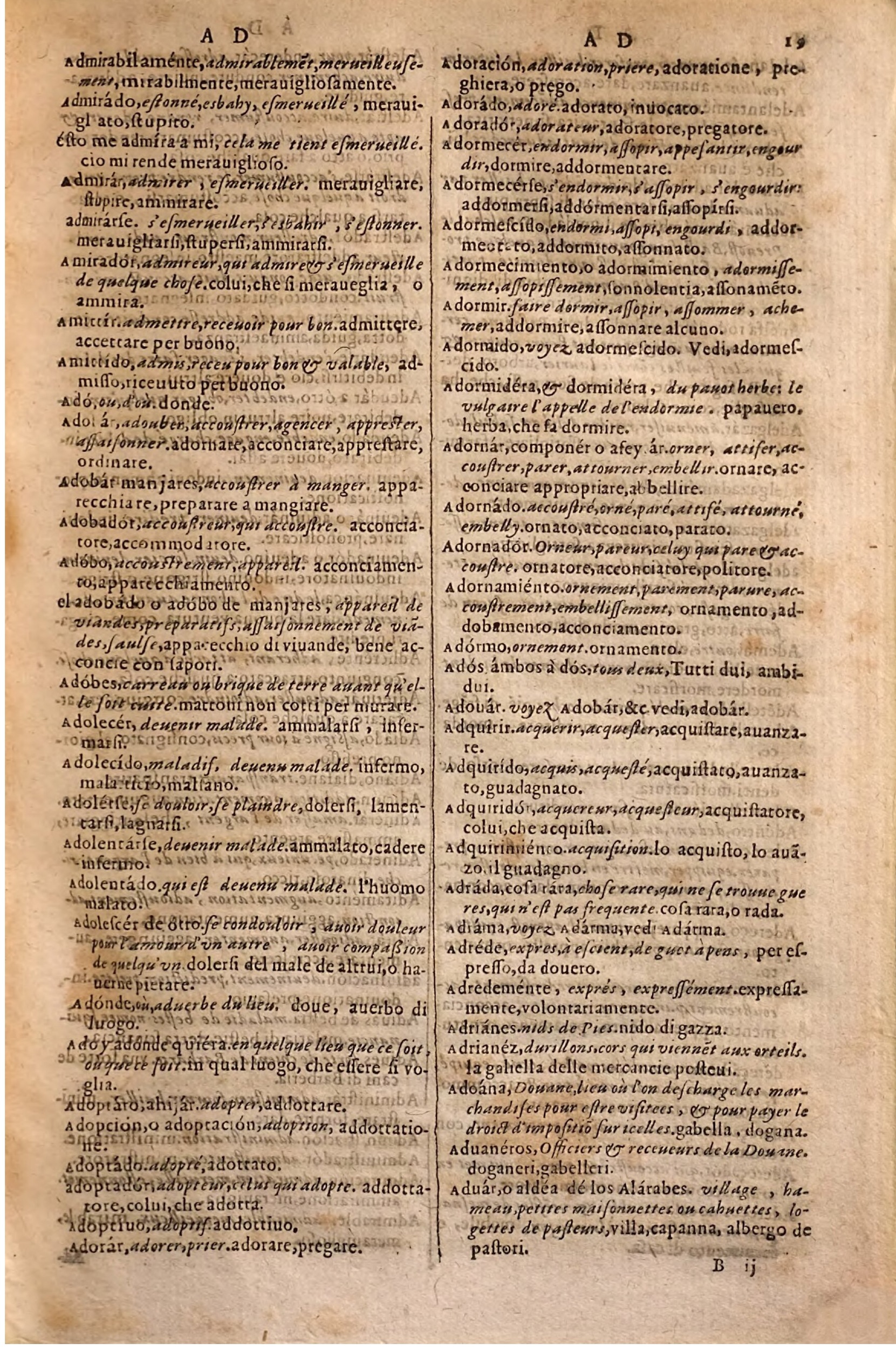 1627 - Jacques Crespin - Trésor des trois langues - Regensburg