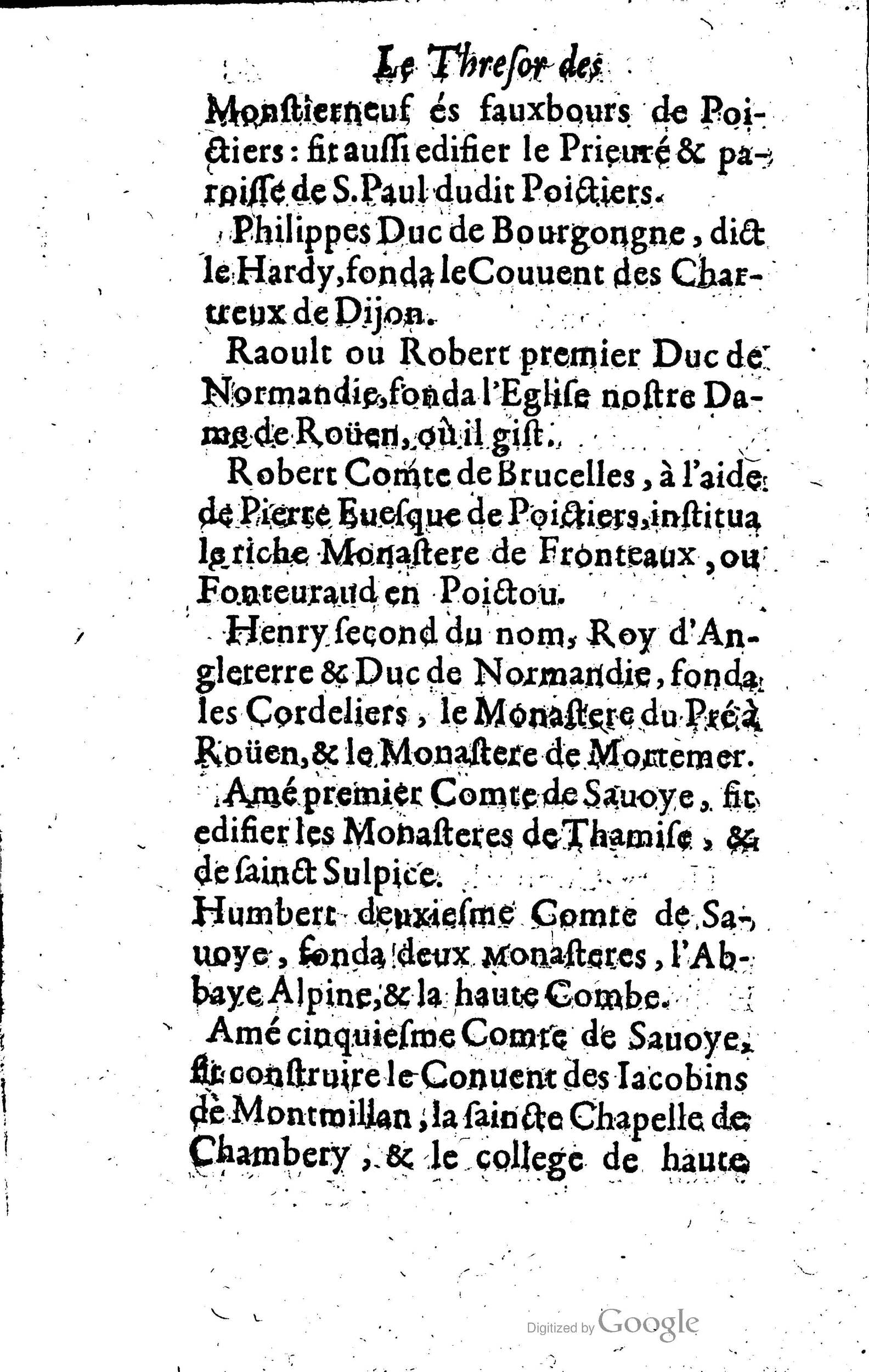 1619 - Jean Corrozet - Trésor des histoires de France - Anvers Musée Plantin-Moretus