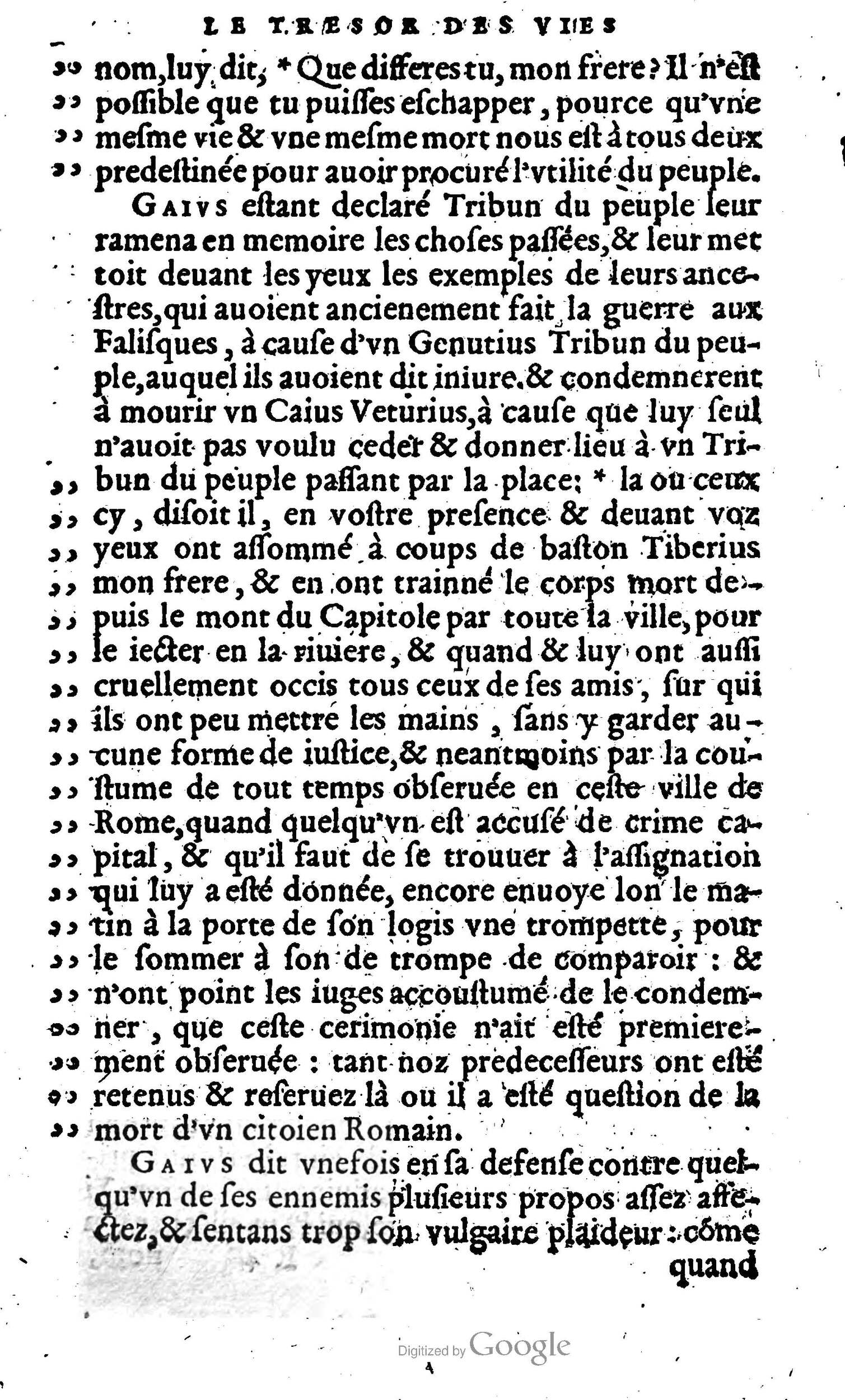 1568 - Willem Silvius - Trésor des vies de Plutarque - Anvers Plantin-Moretus