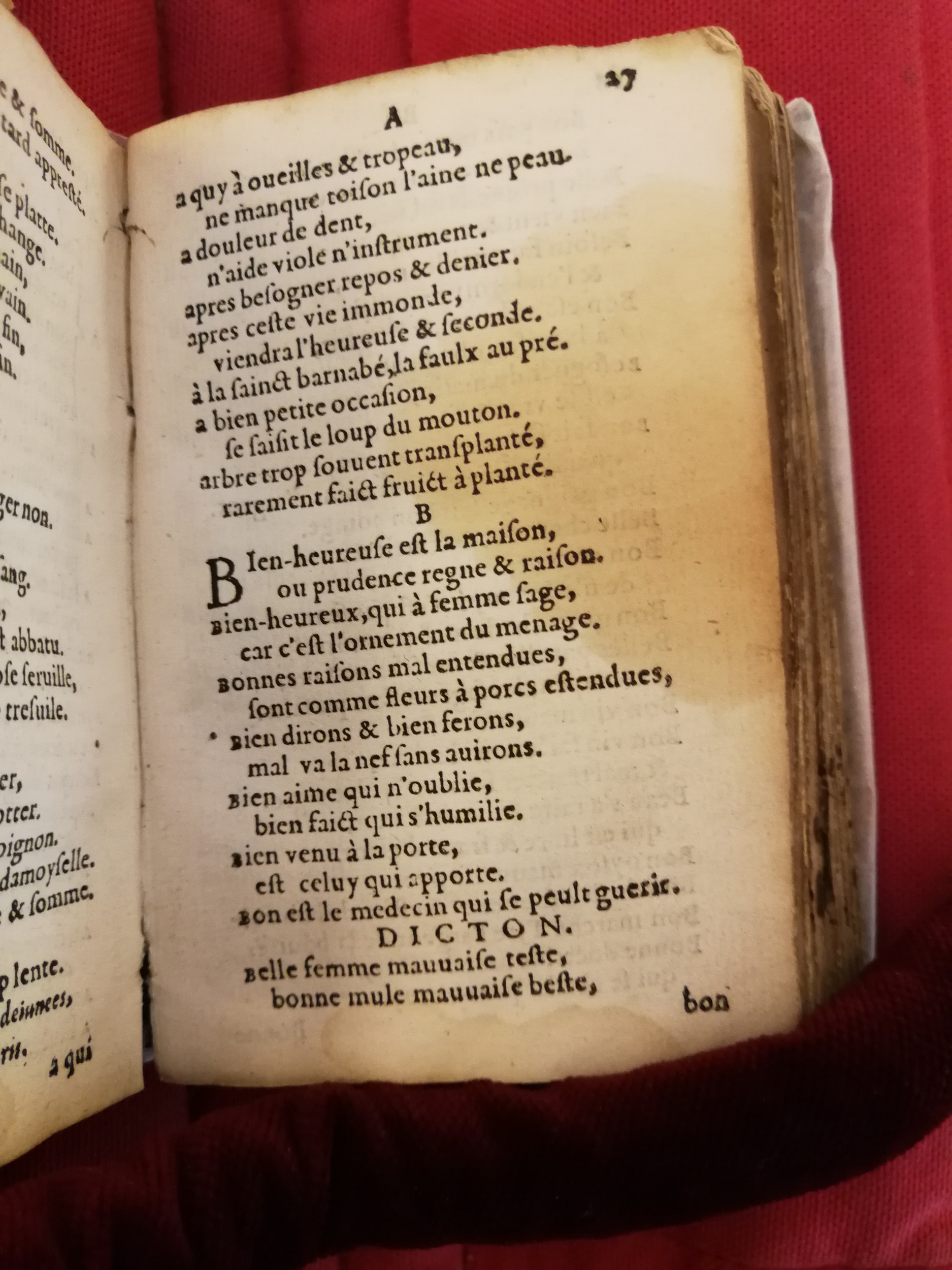 1577 - Jean d’Ogerolles - Trésor de sentences dorées - Bibliothèque Sainte-Geneviève 1577 - Jean d’Ogerolles - Trésor de sentences dorées - Bibliothèque Sainte-Geneviève