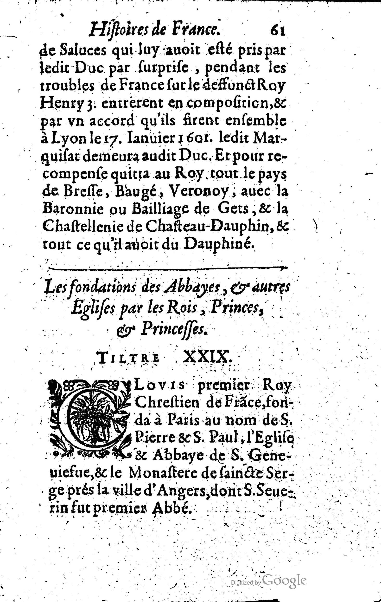 1619 - Jean Corrozet - Trésor des histoires de France - Anvers Musée Plantin-Moretus